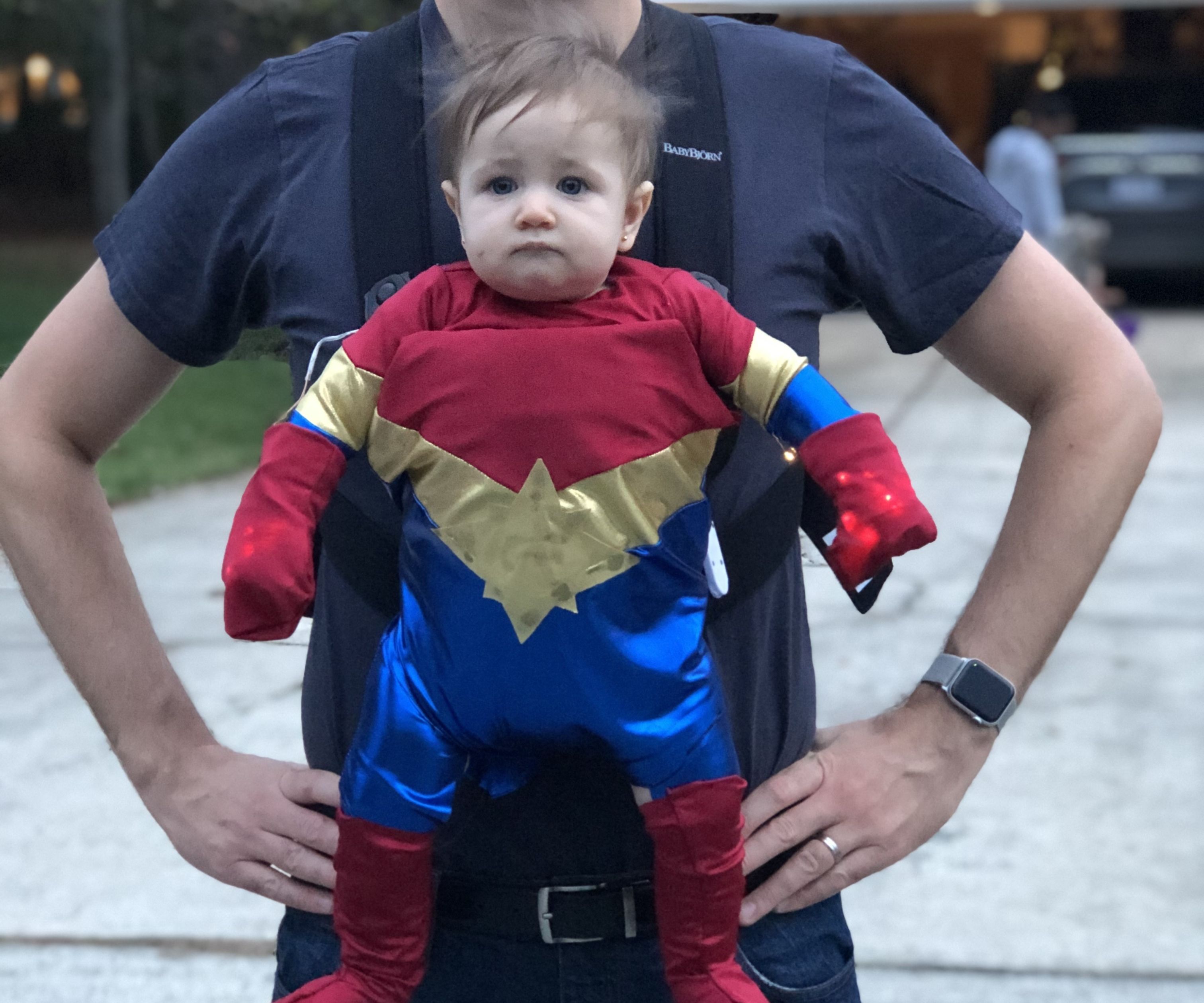 Little Ms. Captain Marvel Costume