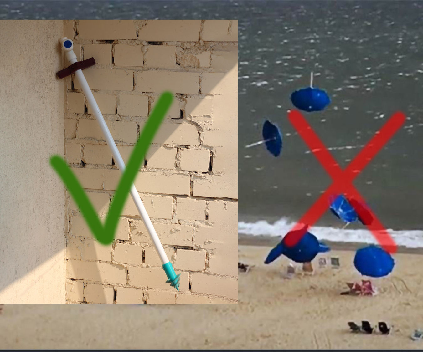 Flying Umbrellas no more 🏖 