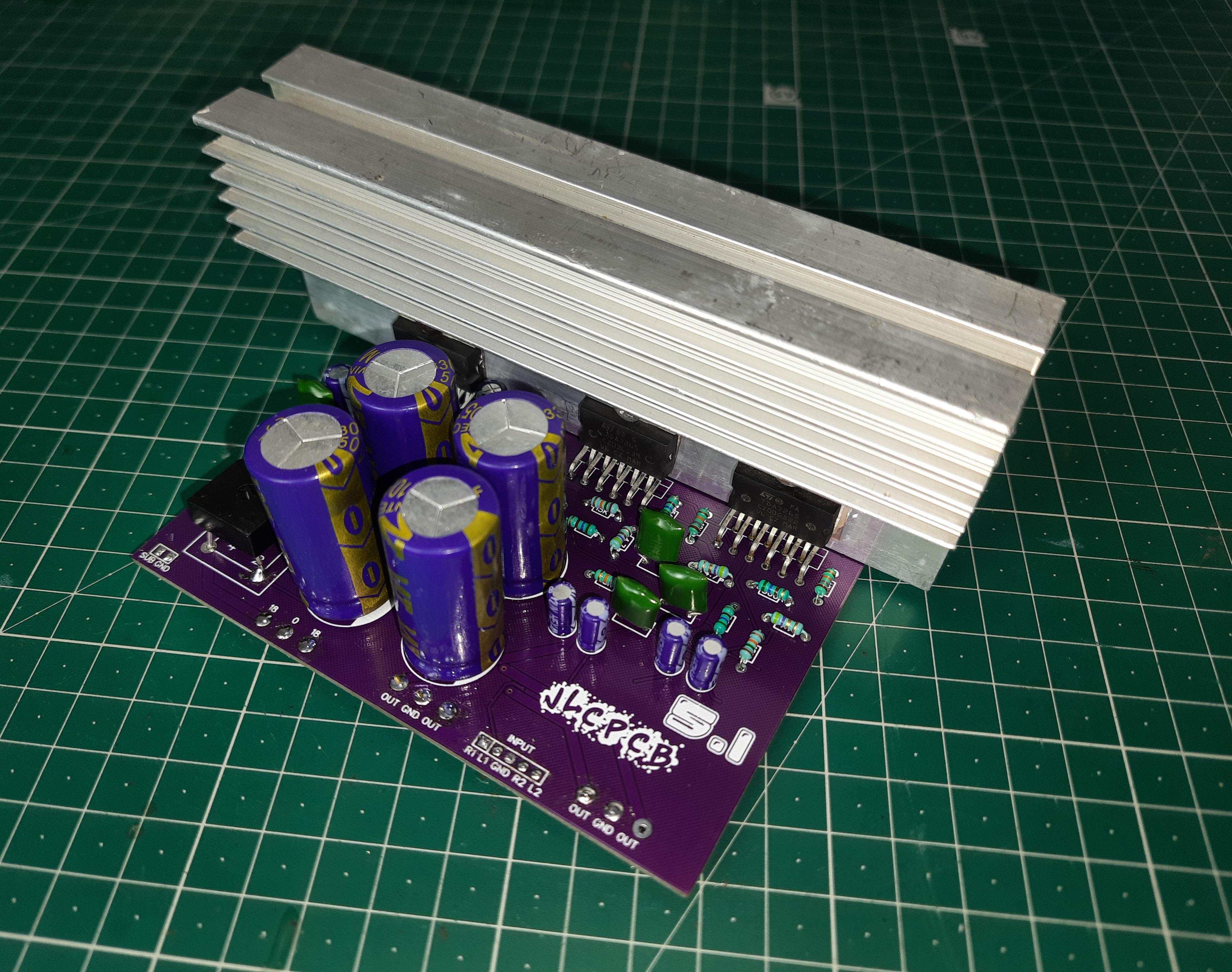 Making a 200watts 5.1 Channel Audio Amplifier