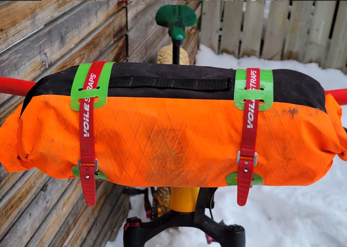 Cheap and Easy Bikepacking Handlebar Harness