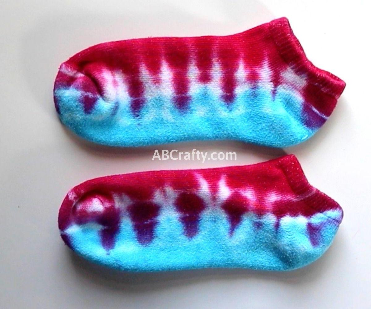 Two-Toned Tie Dye Socks