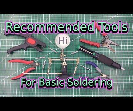 Recommended Tools for Basic Soldering