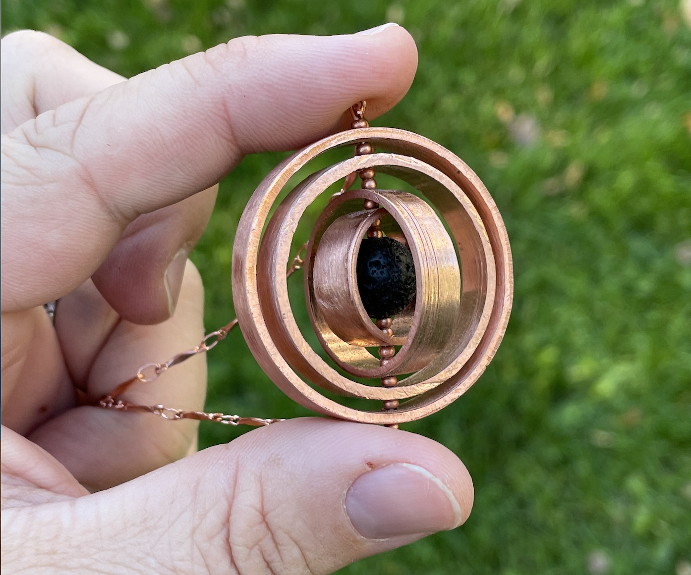 "Asteroid" Diffuser Necklace 