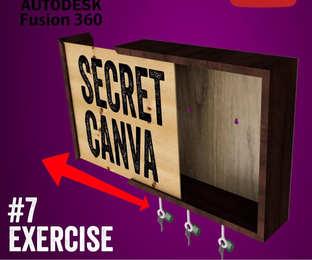 #7 Fusion 360 Tutorial - Secret Canva | Pistacchio Graphic