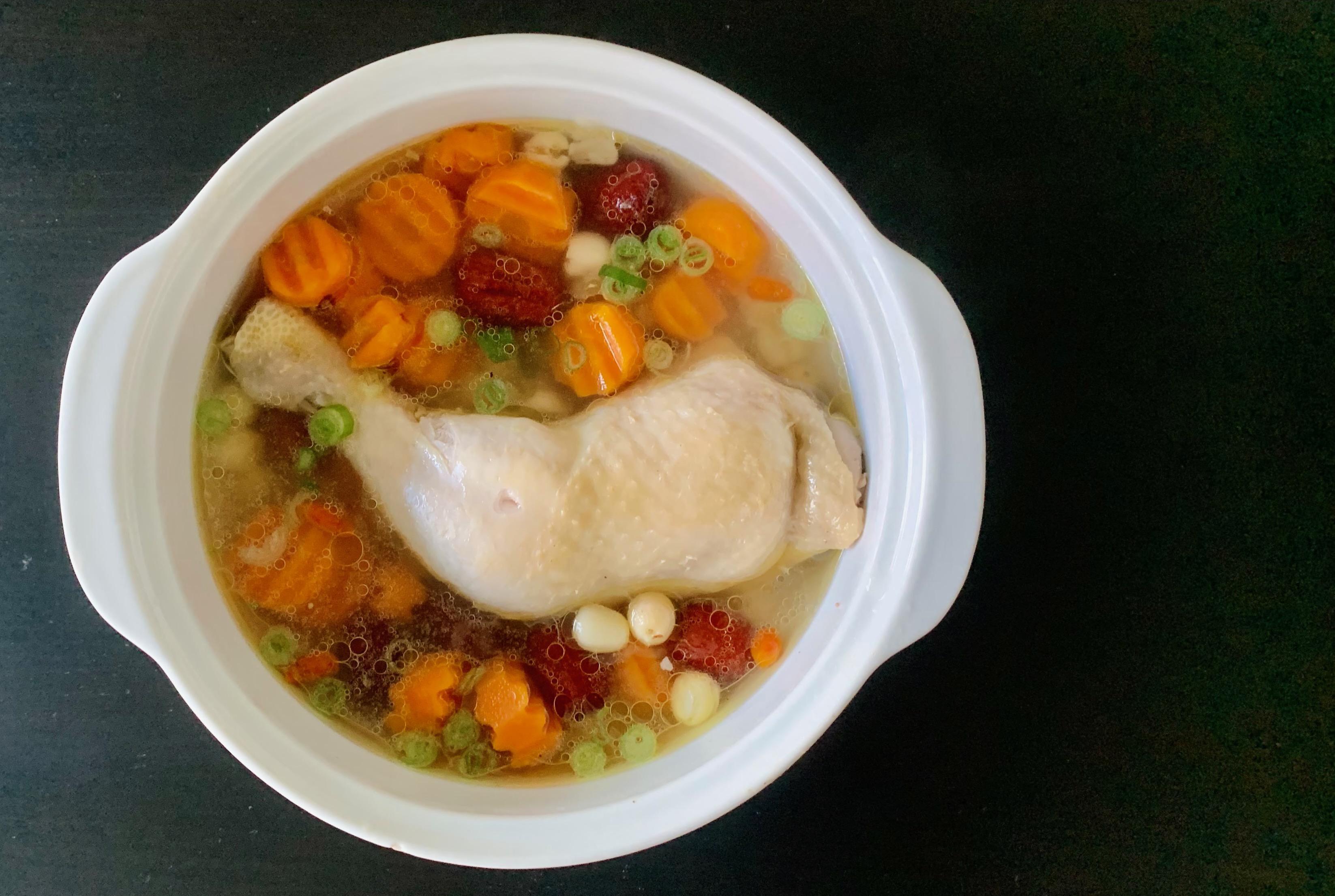 Simple Chinese Herbal Chicken Soup