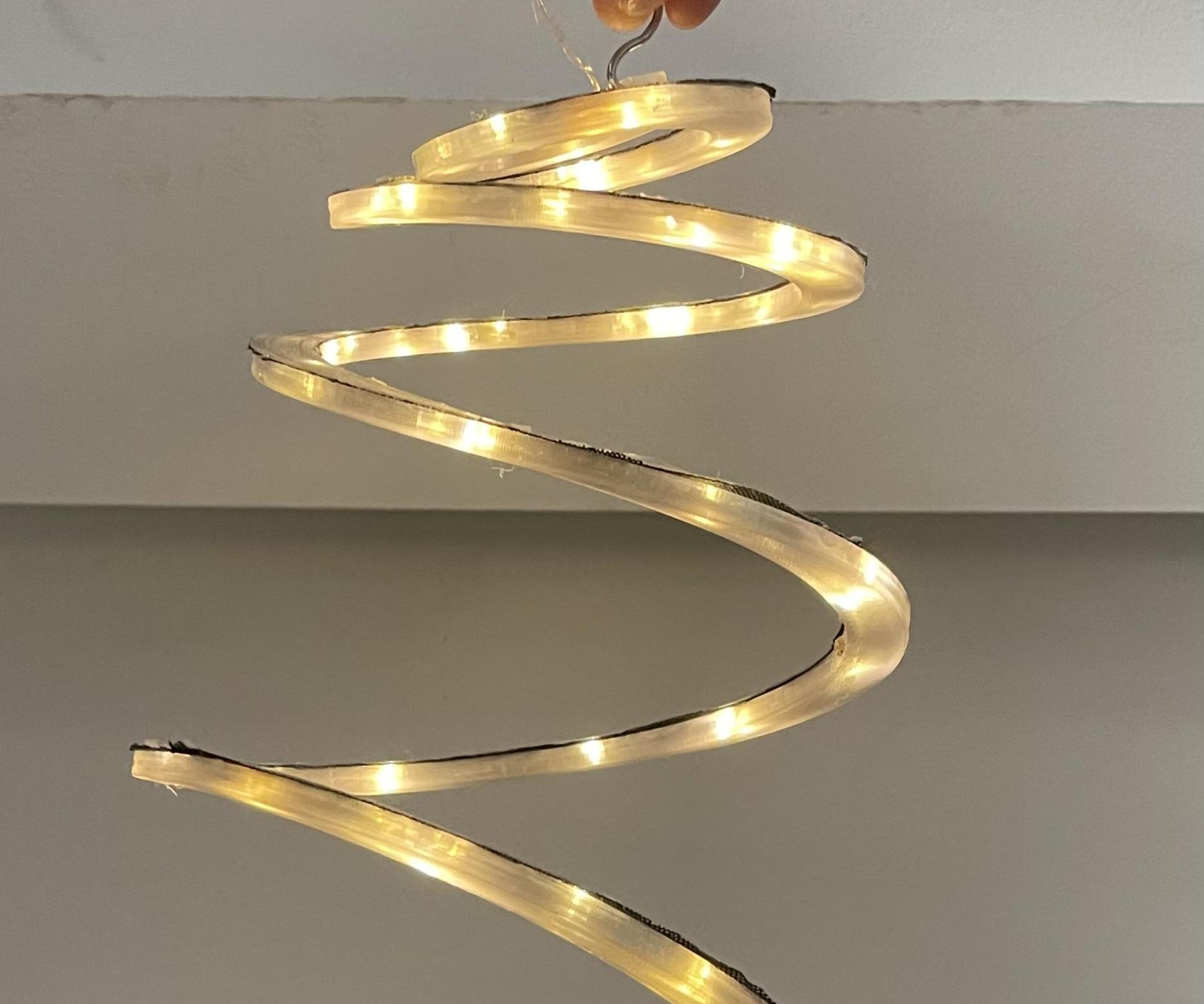 Hanging Spiral Lamp