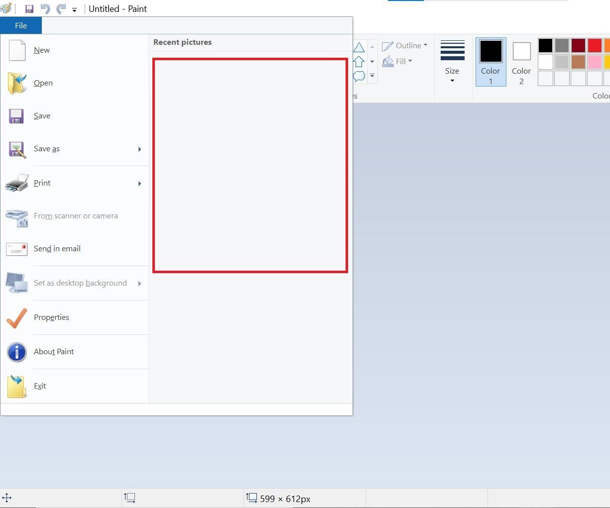 Microsoft Paint: How to Cover an Element of a Picture ?