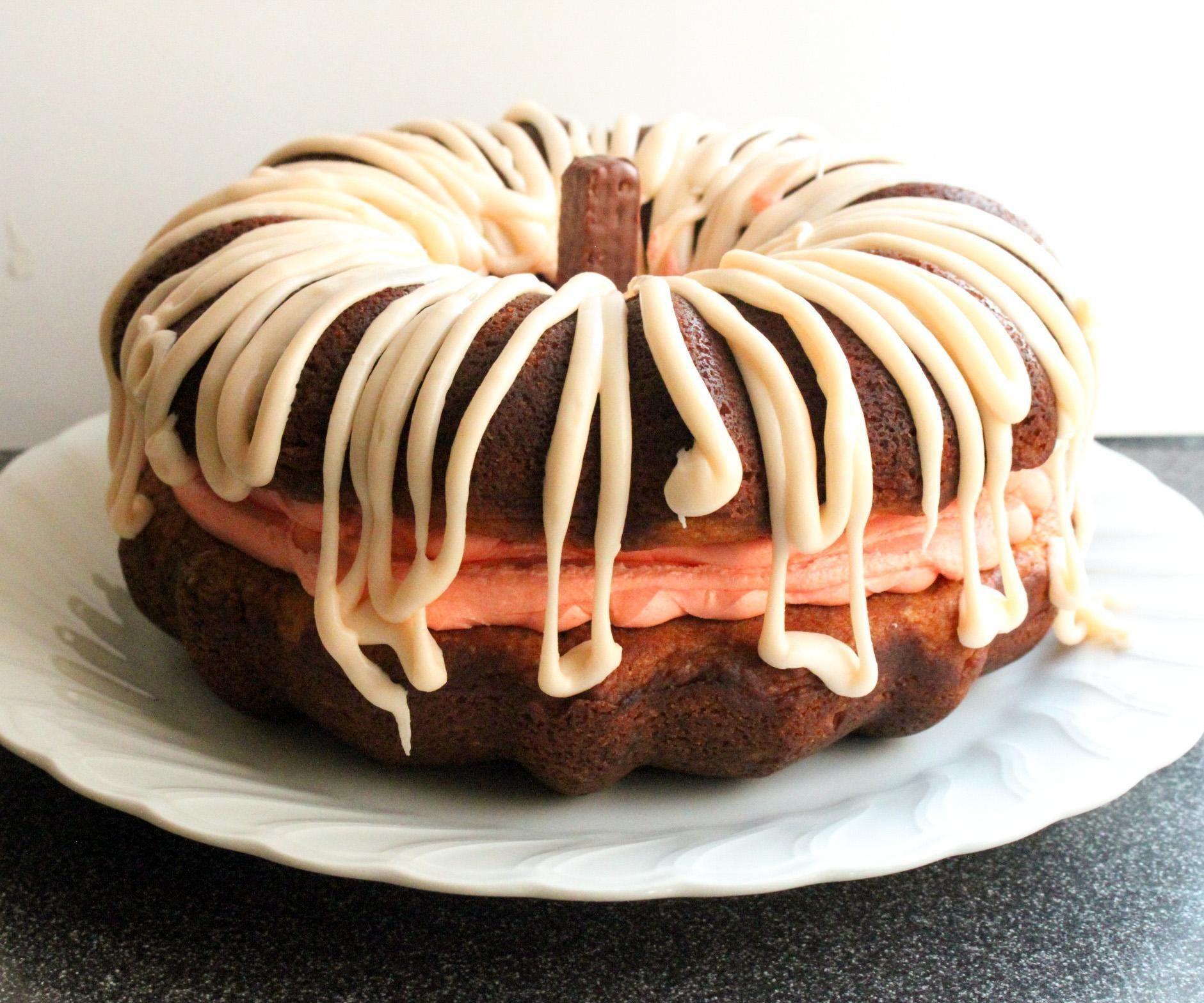 Pumpkin Decorated Cake
