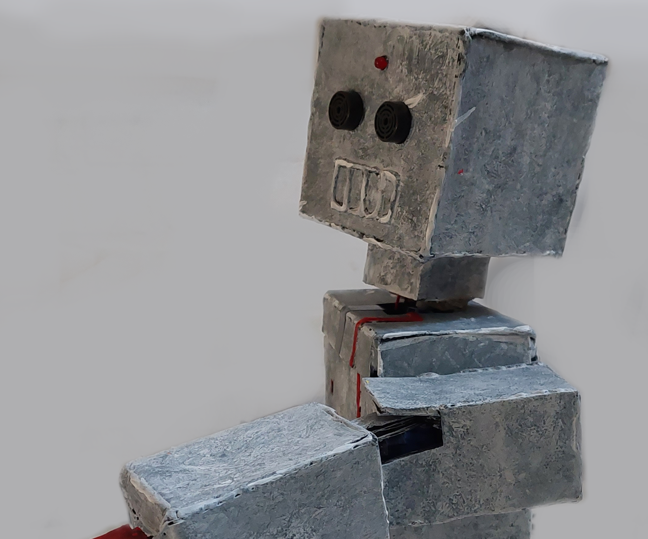 Peep Behind the Curtain Robot