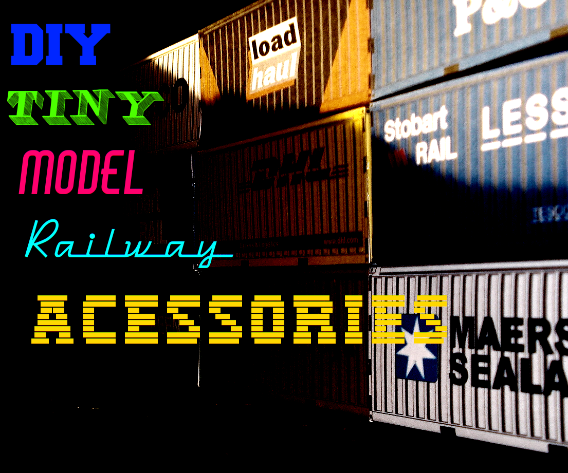 DIY H0 Models Very Detailed From Paper