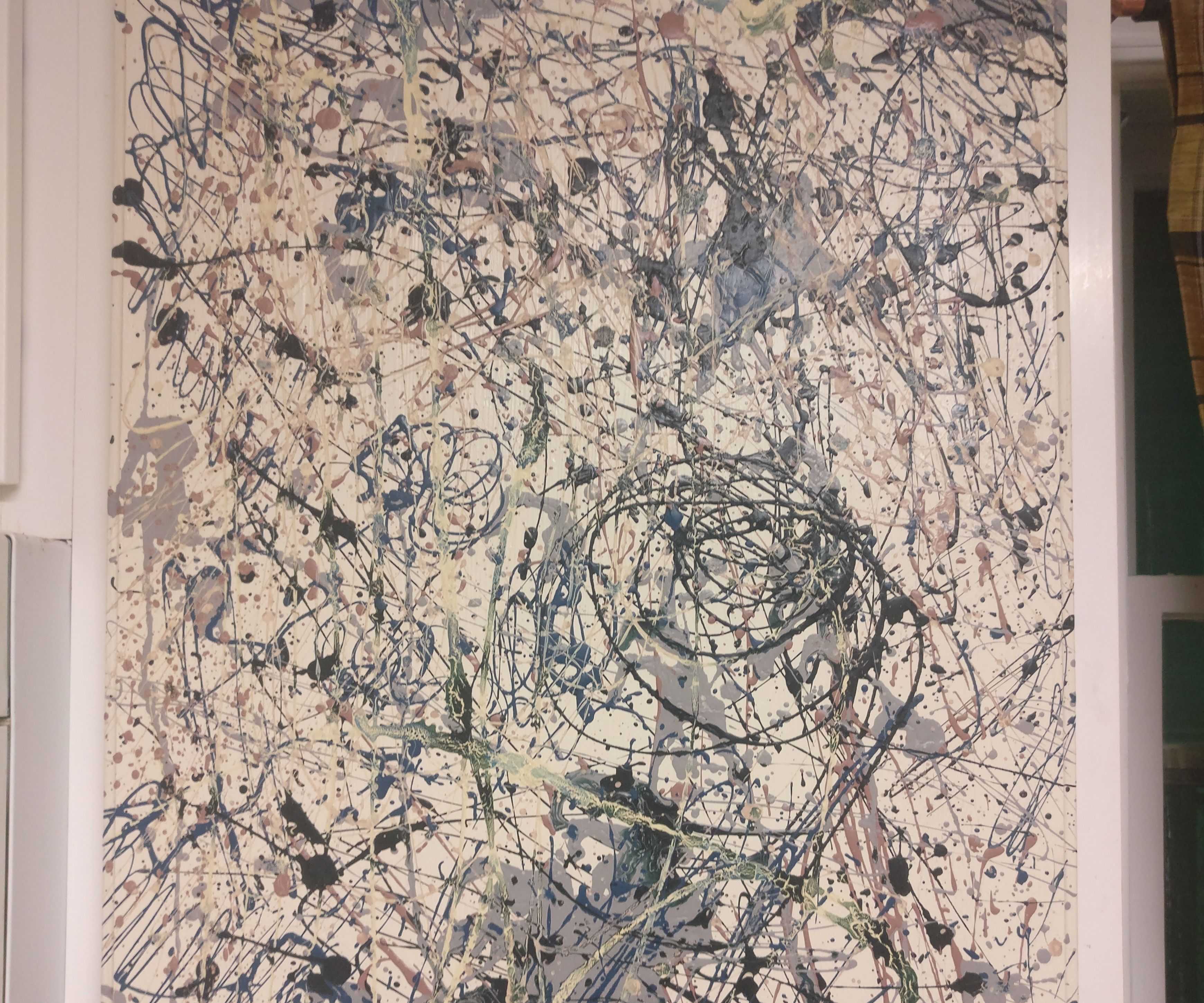 New Kitchen Cabinets With a Jackson Pollock Inspired Design