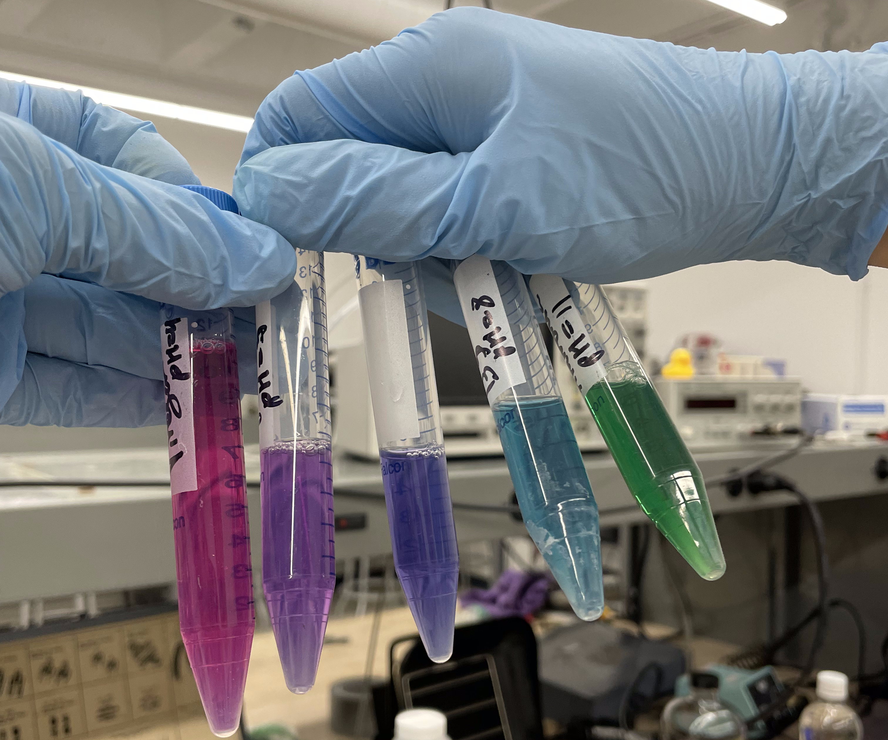 LED Spectrophotometer to Determine Solution pH With Household Equipment