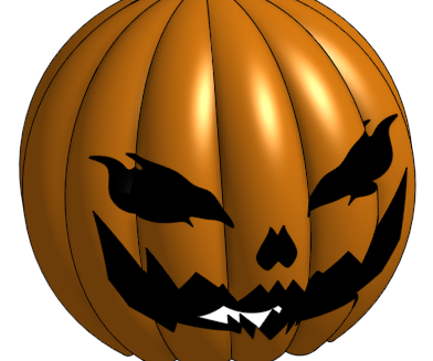 Pumpkin Head Helmet Idea