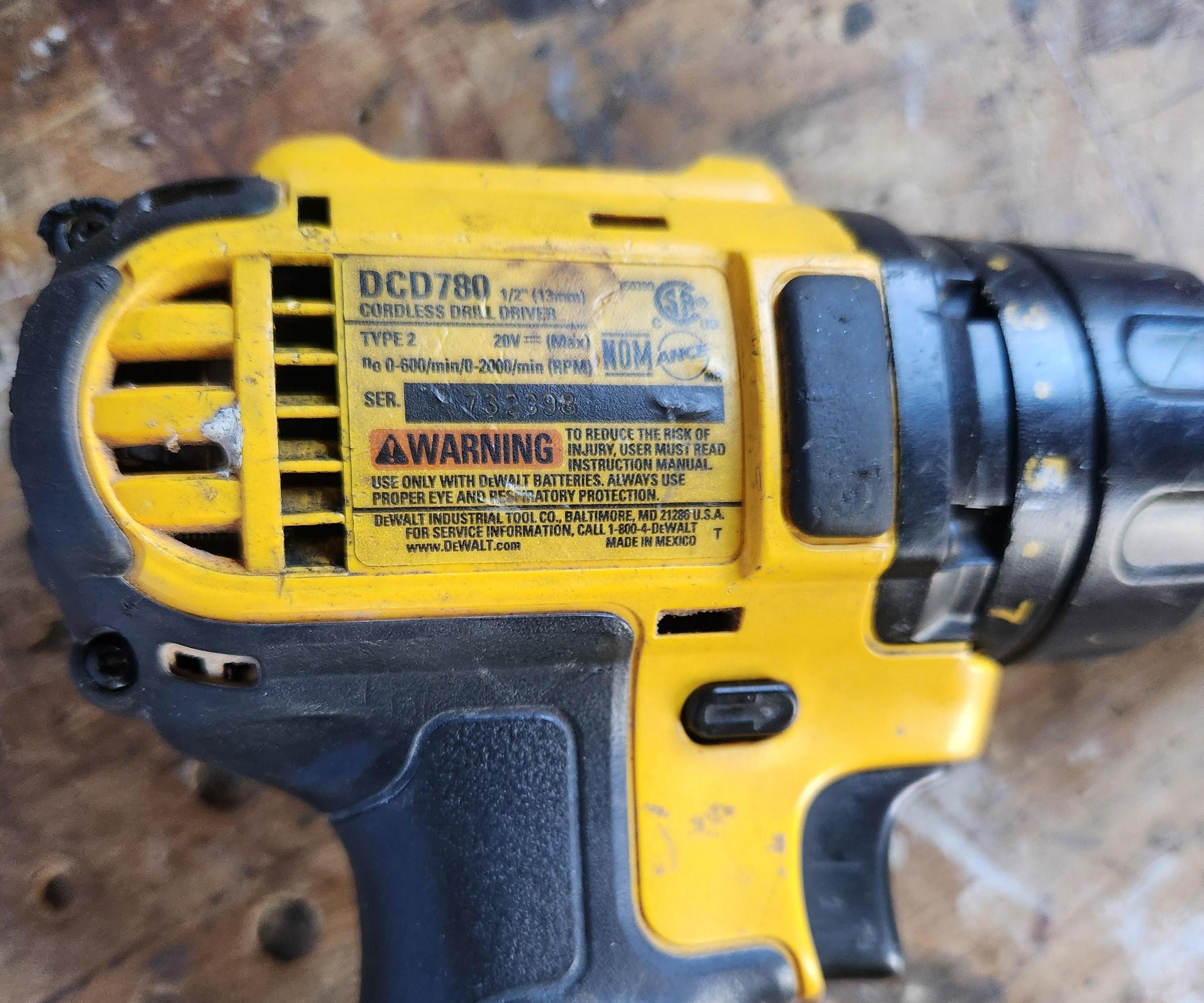 Repair of Dewalt DCD780 Drill