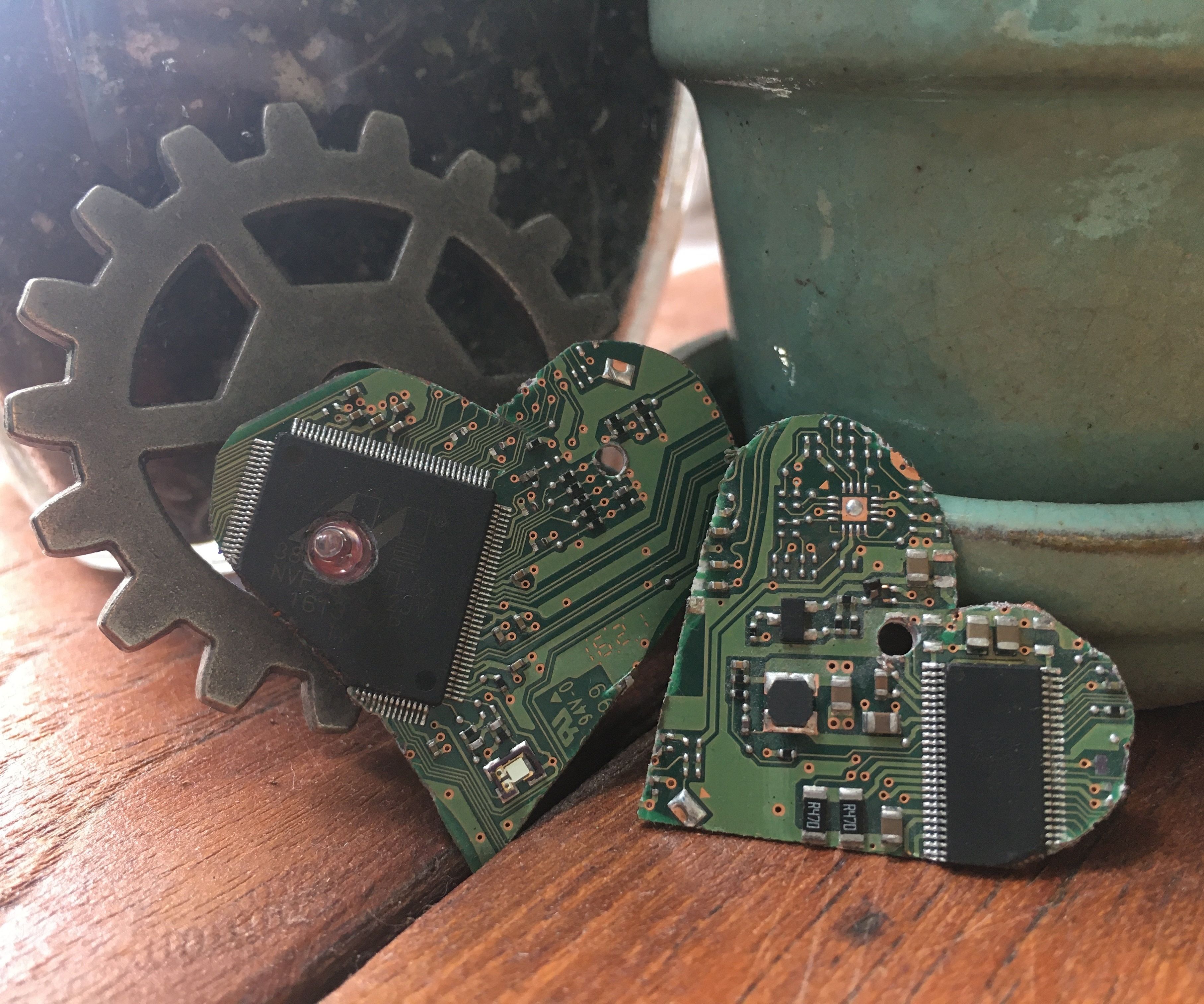 Motherboard Heart Pendant 