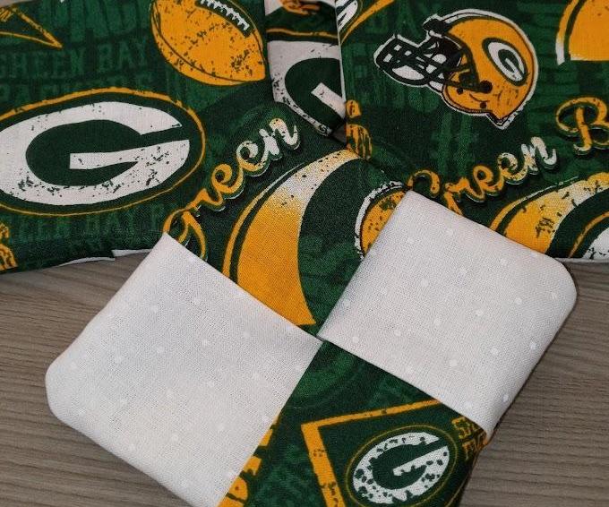 4 Square Fabric Coasters