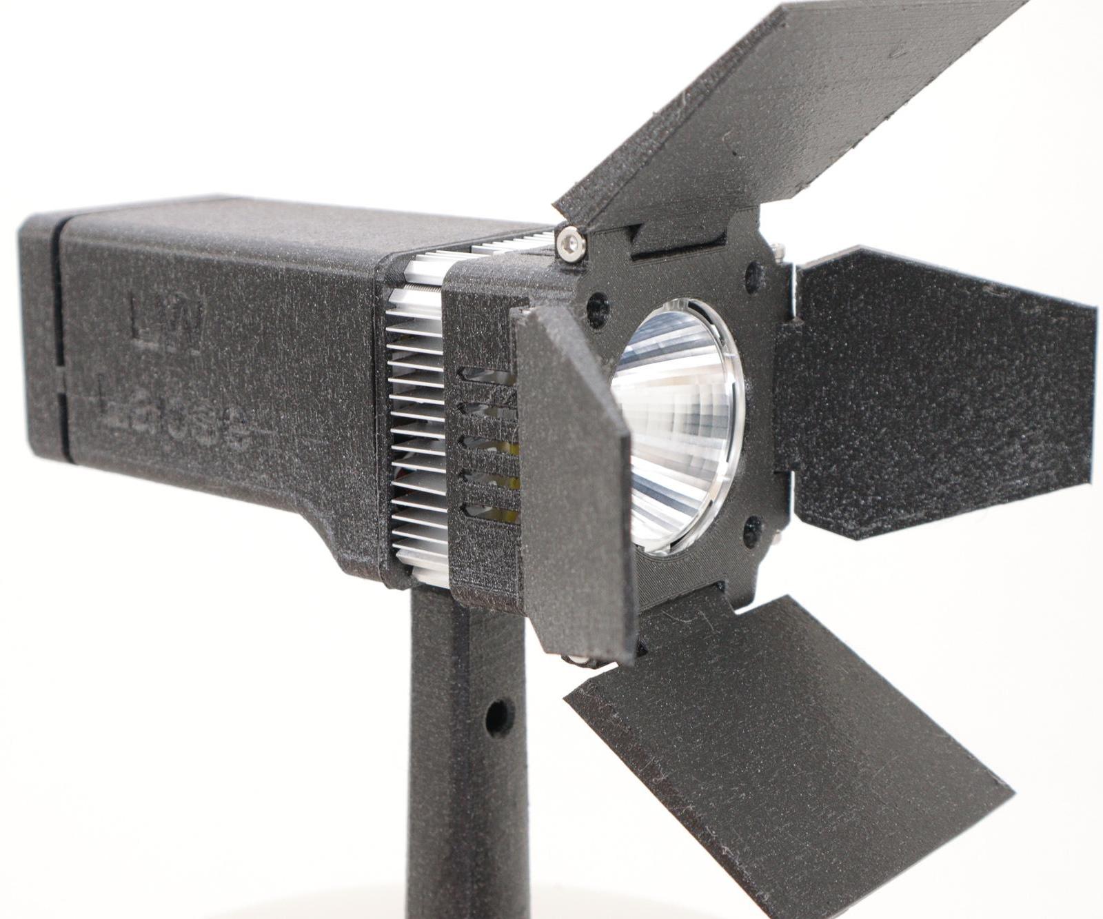 Modular Mini Photo or Video Studio Light With High CRI COB LED and Raspeberry Pi Pico
