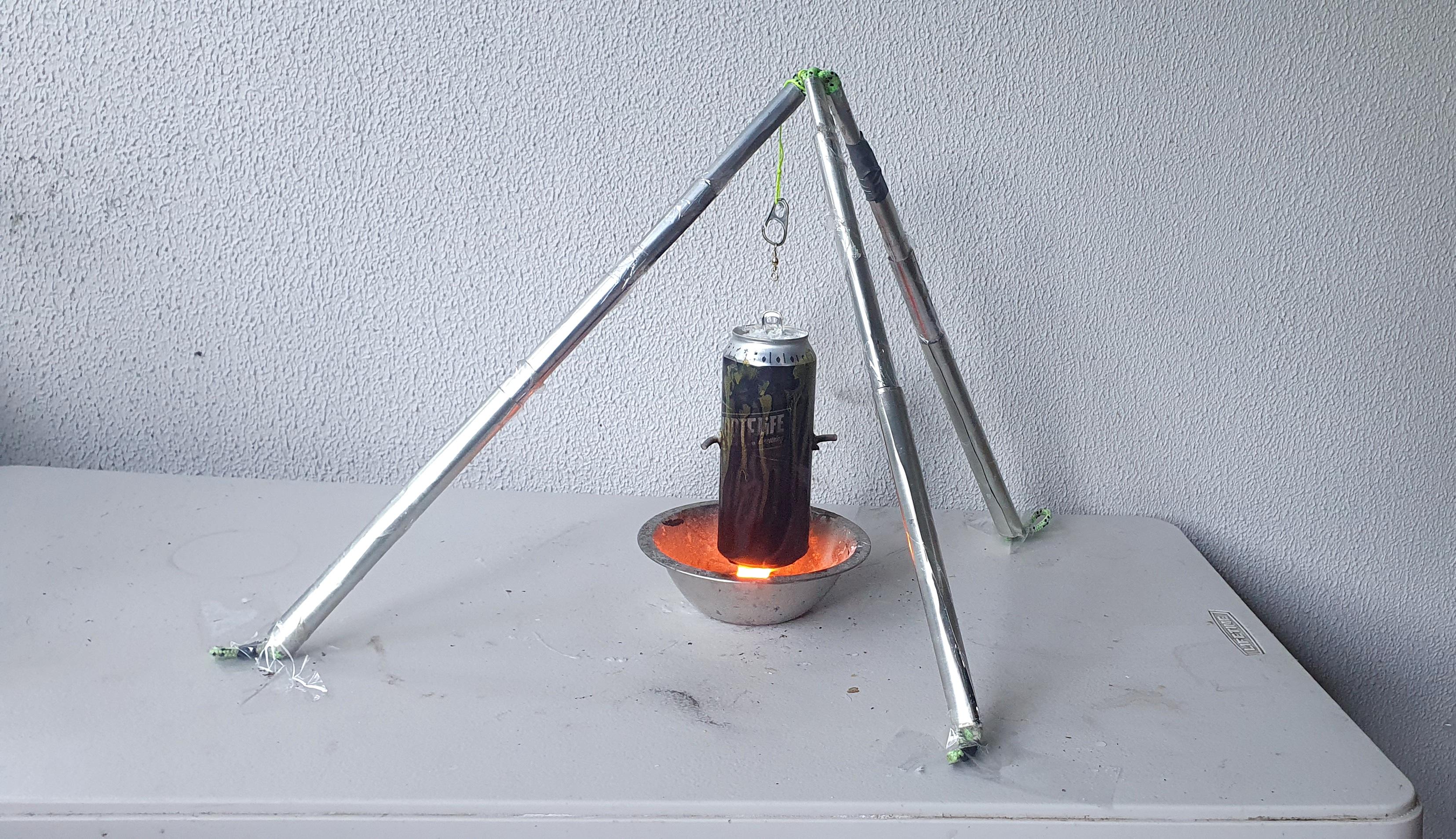 Steam Engine Using an Empty Beer Can