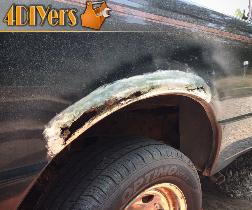 How to Fix Rust Holes on a Budget Using Fiberglass - NO WELDING