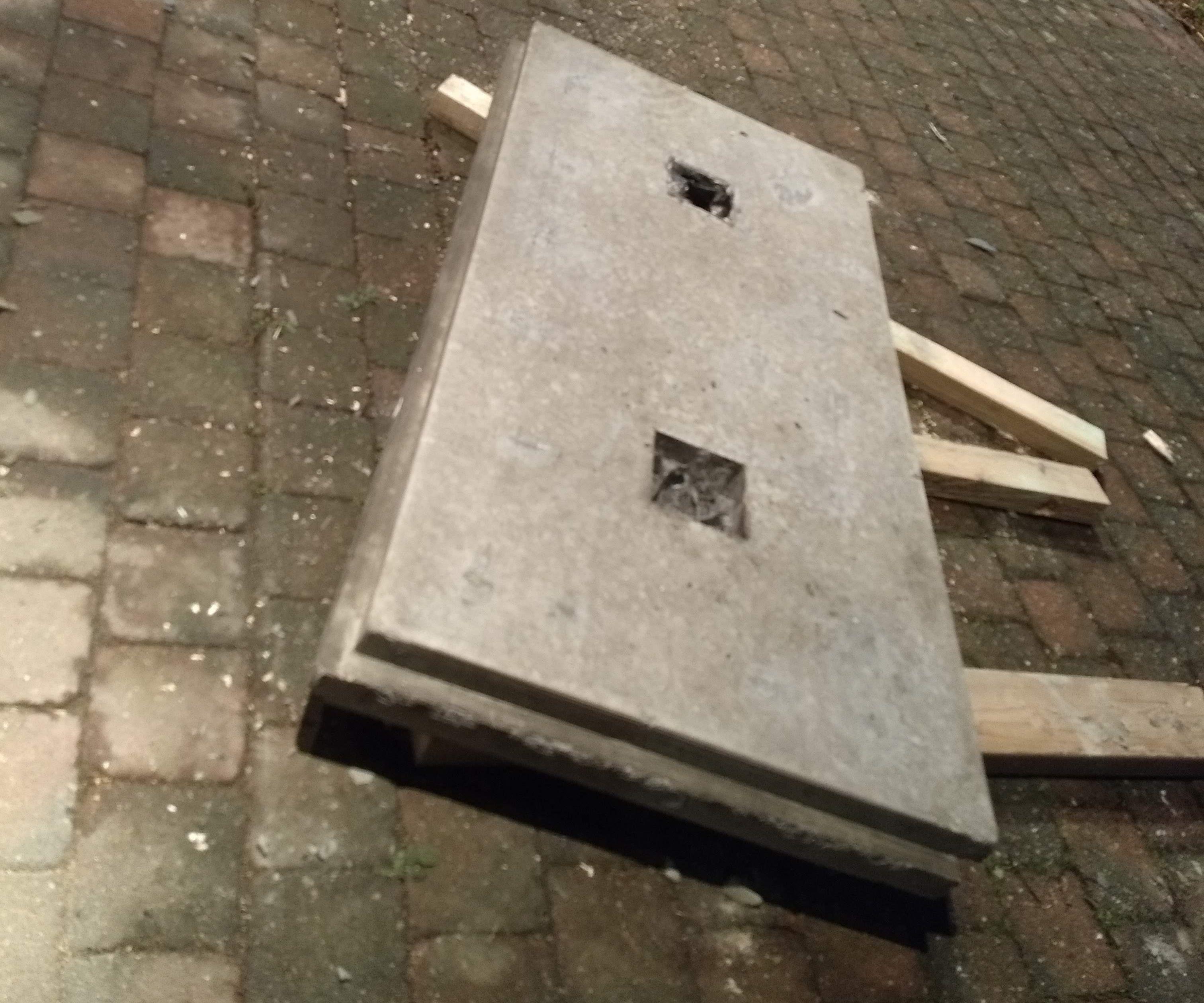 Reusable Concrete Foundation