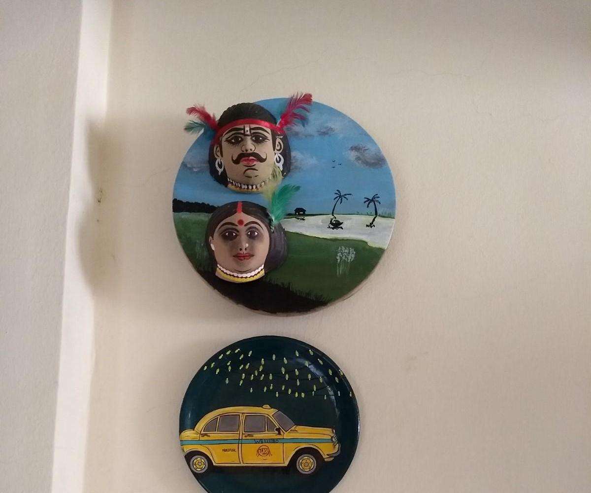 Old Rolling Board Into Art