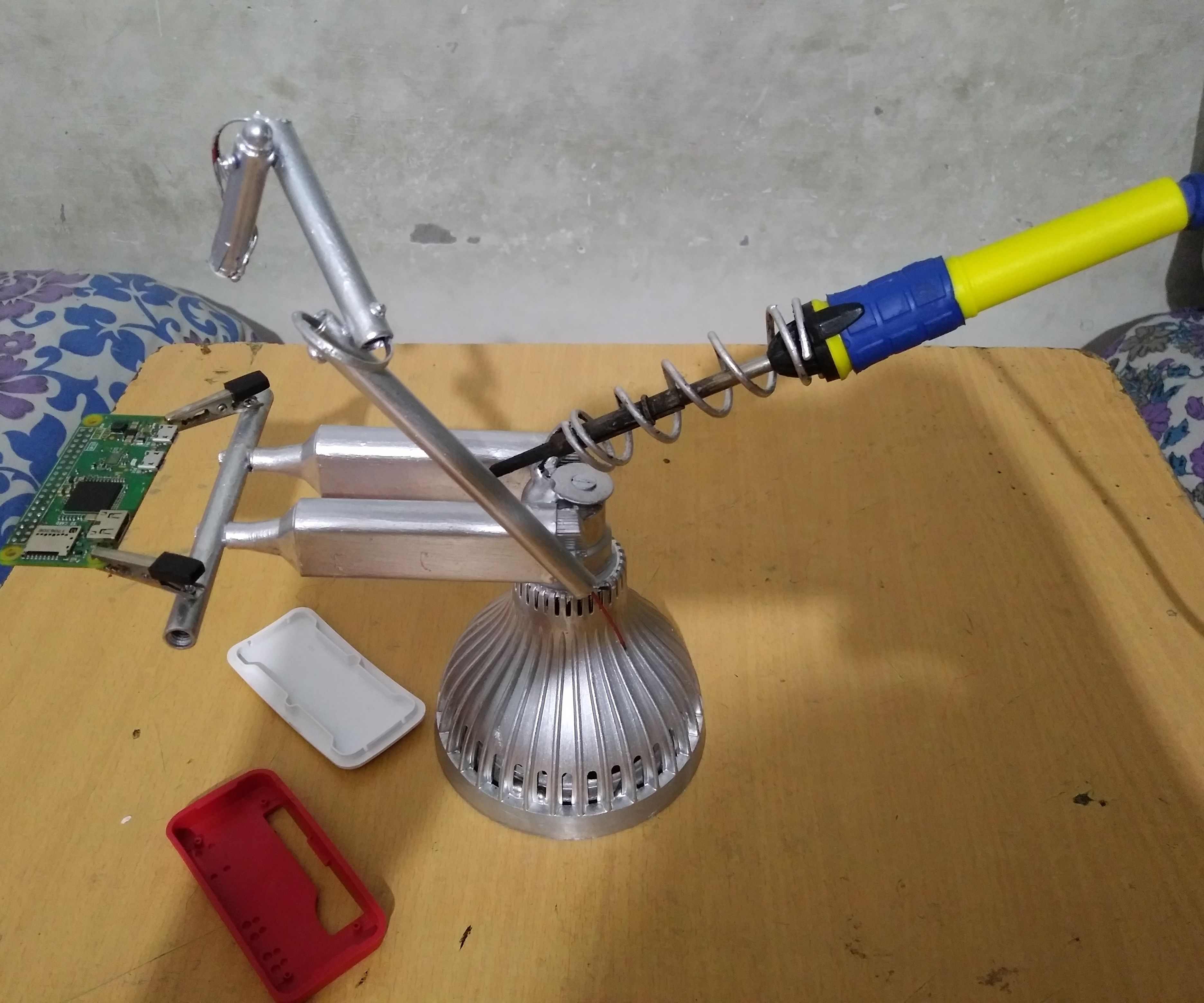 Trash to Treasure- Making Soldering Stand by 90% Old Materials