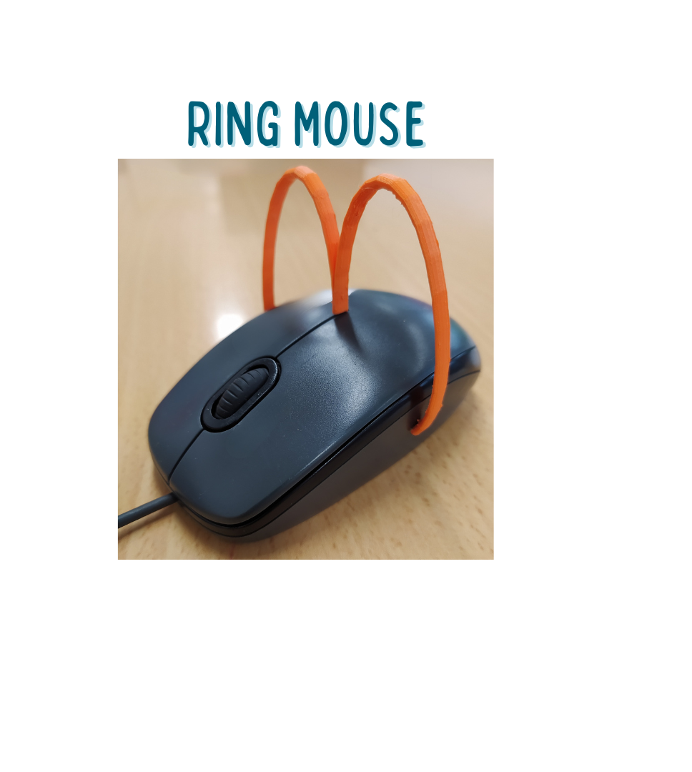 RingMouse - Functional Adaptation of a Computer Mouse to Position the Fingers