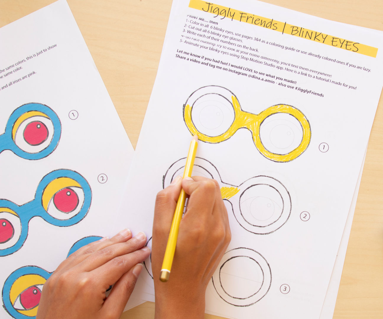 Stop Motion Printable | How to Make Friends at Home!