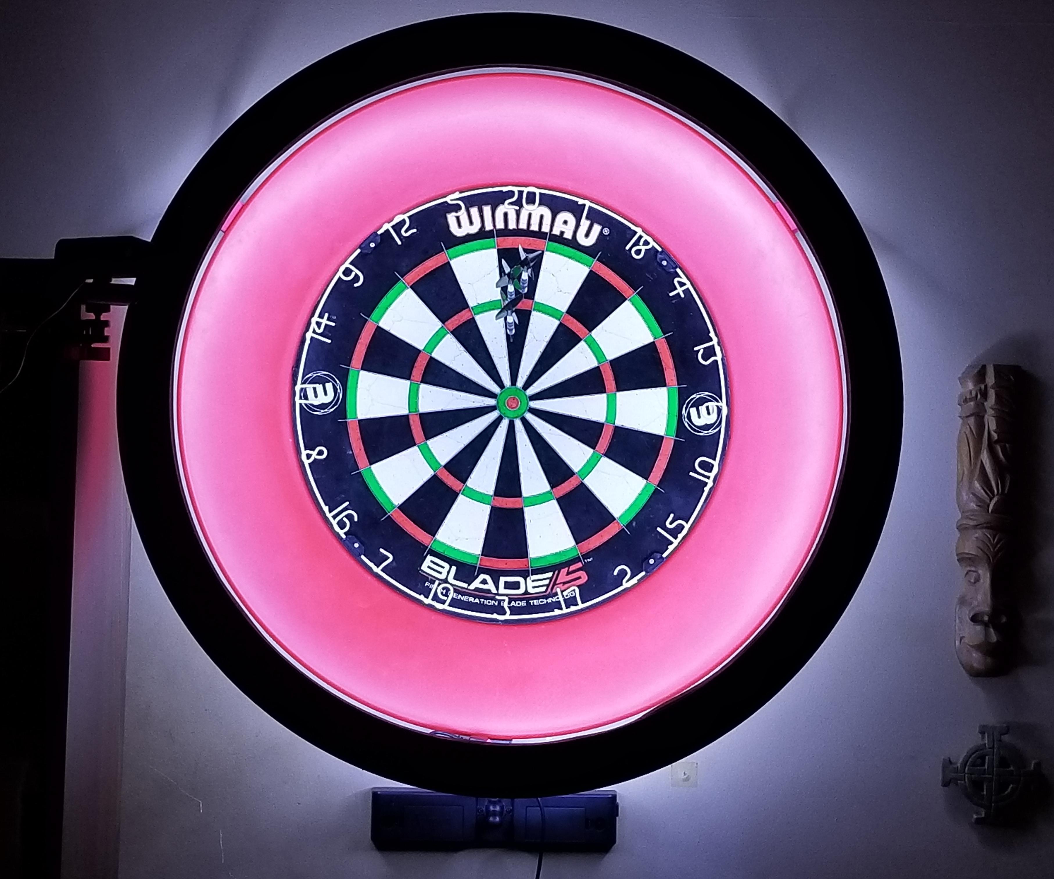 DIY LED Dartboard Ring Light 