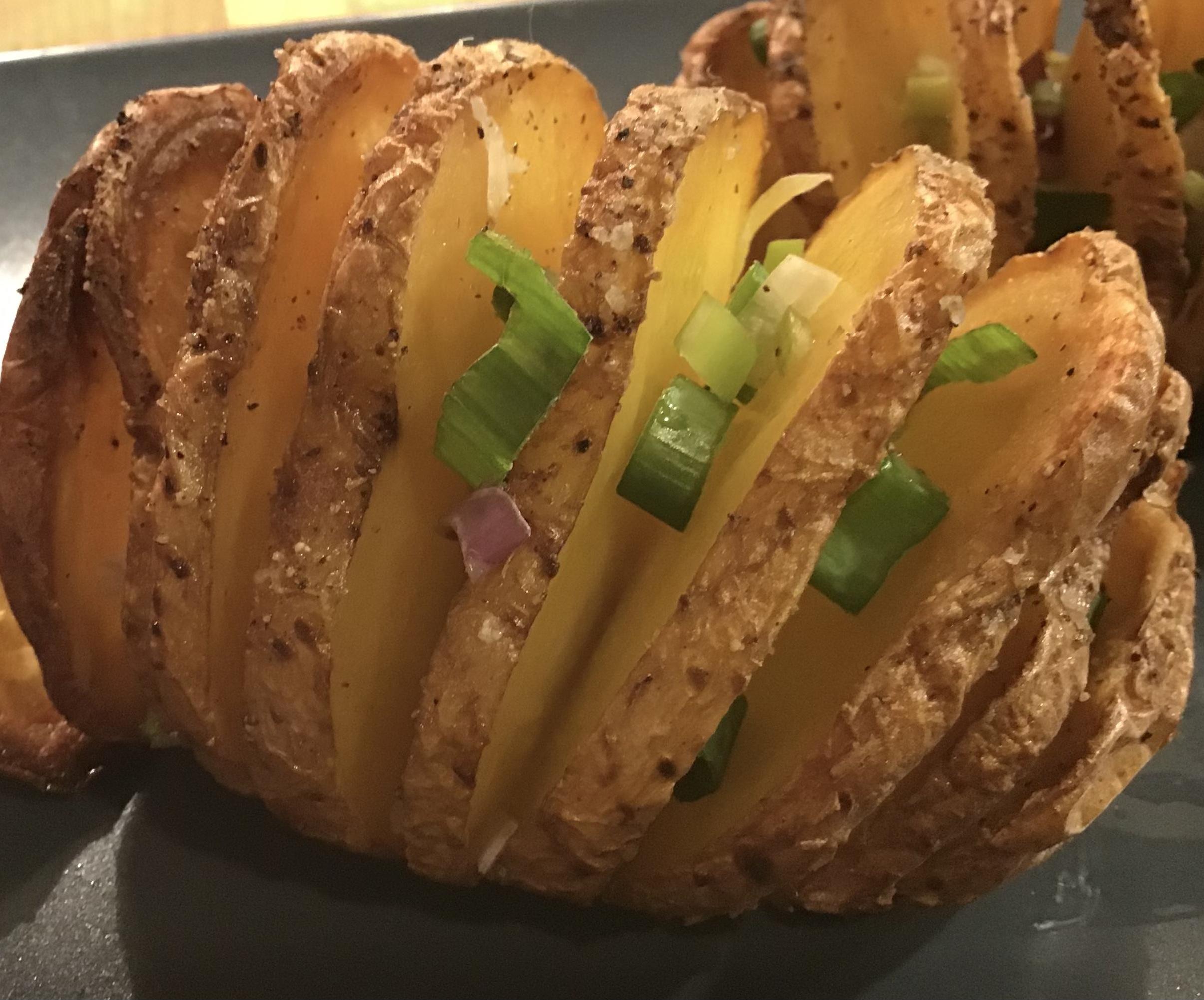 Hassle Back Potatoes 