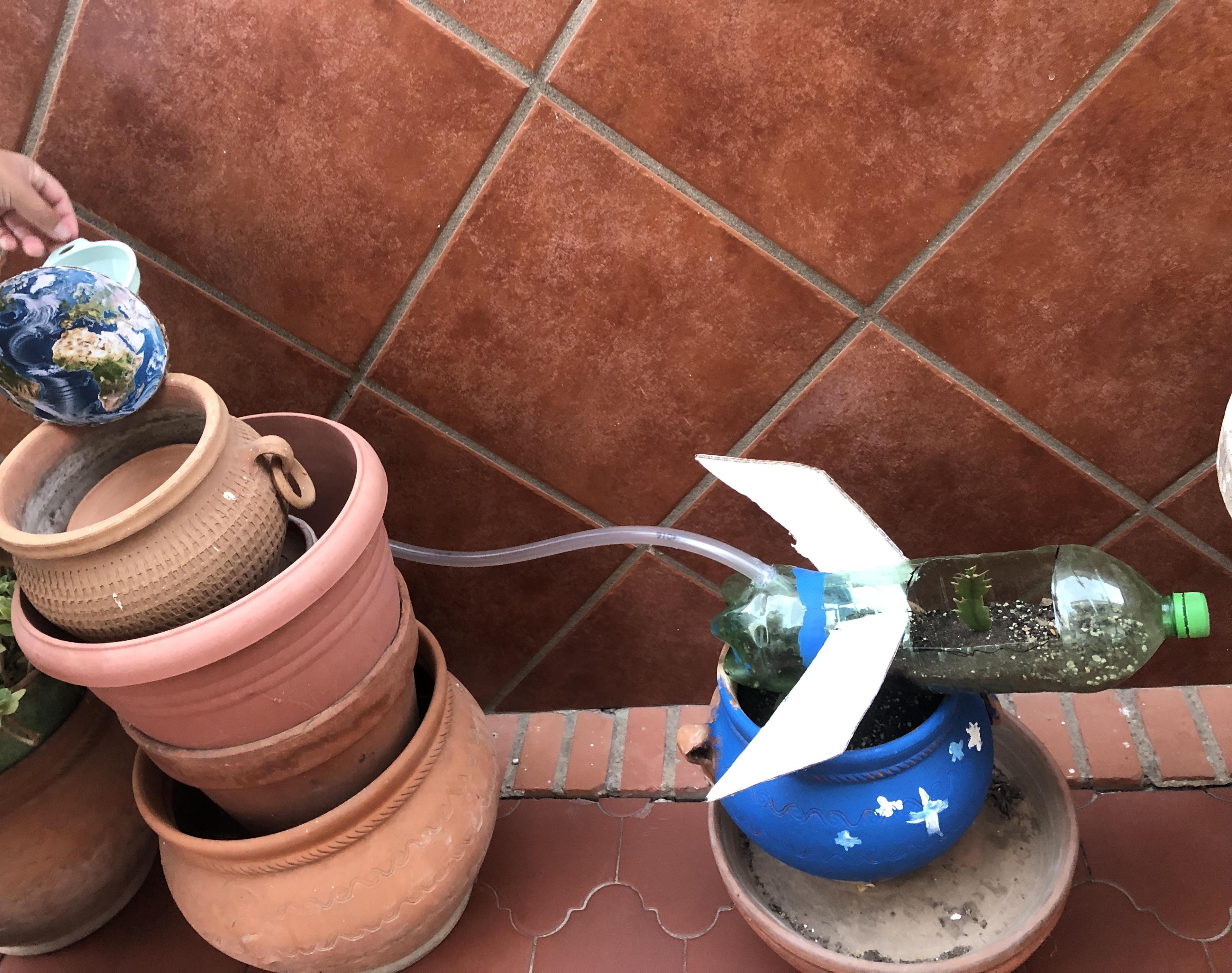 Rocket Shaped Self Watering Pot