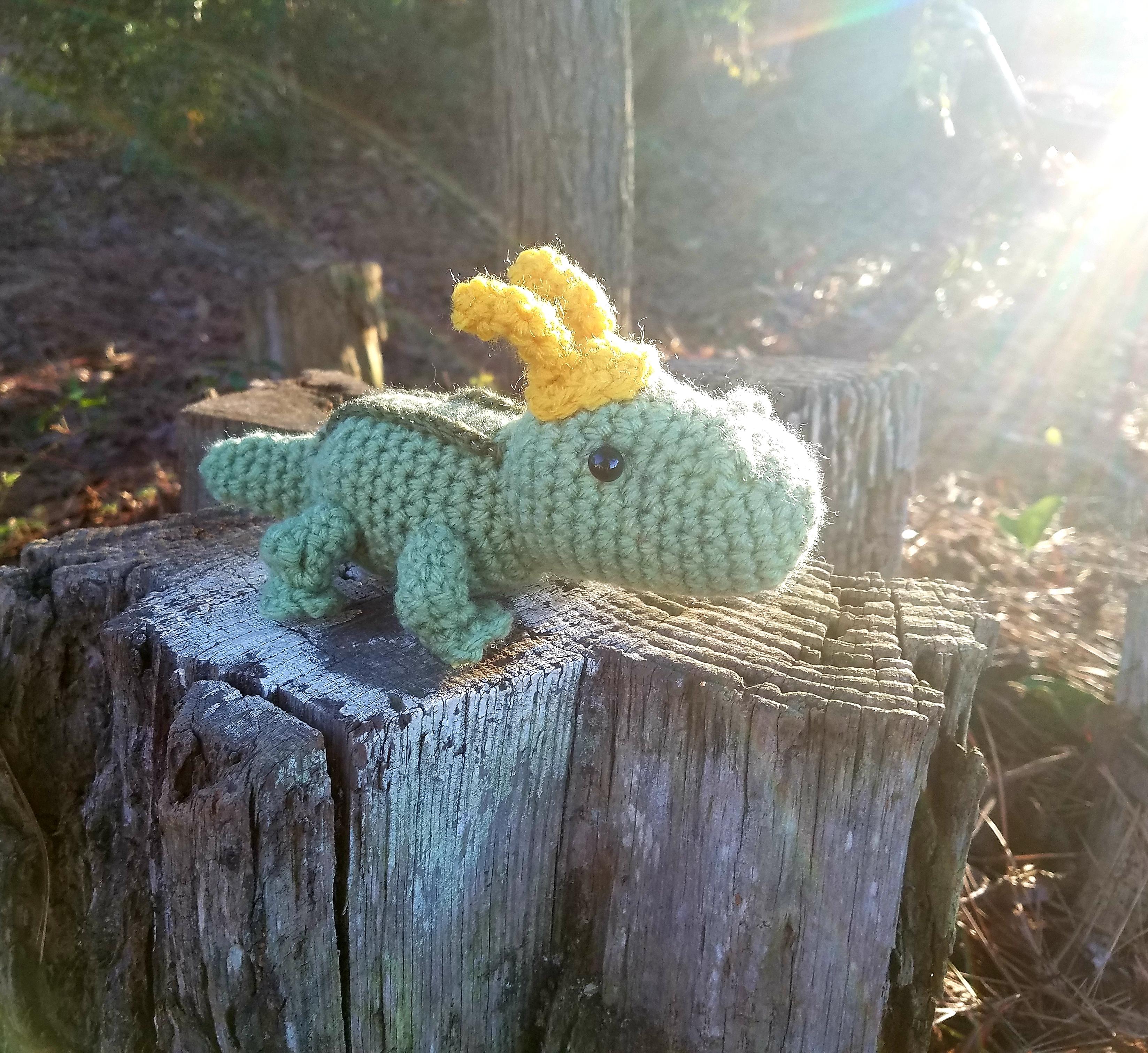 Crochet Alligator Loki Variant Plush (From the Loki Show)
