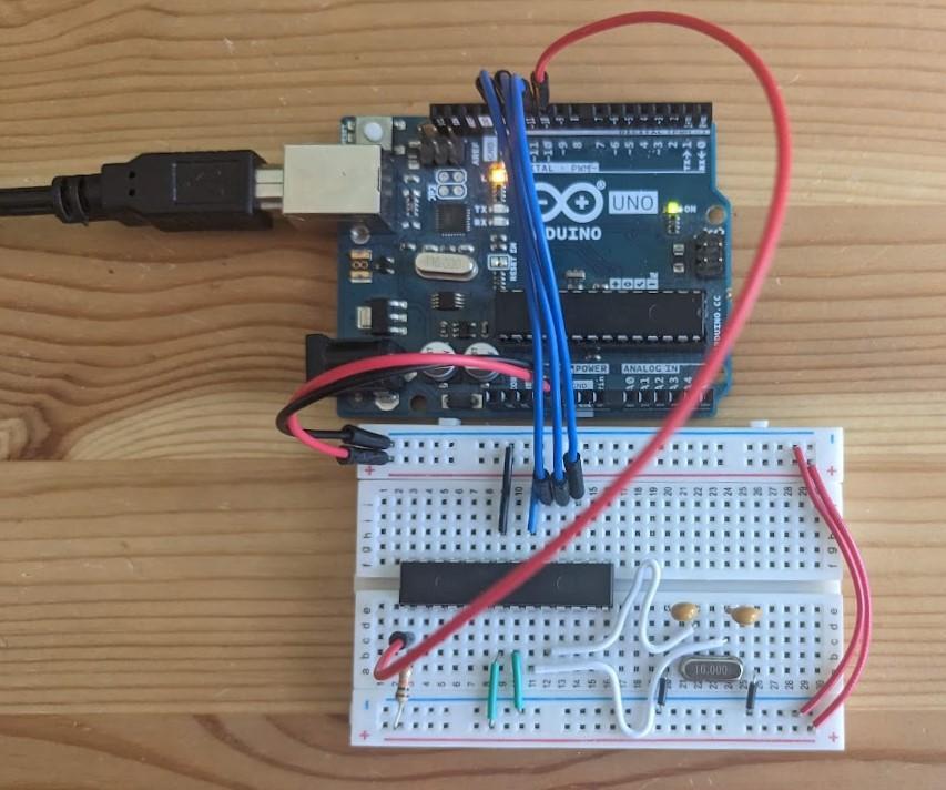 Programming ATMega328P to Use Internal Clock From External Clock With Arduino As ISP