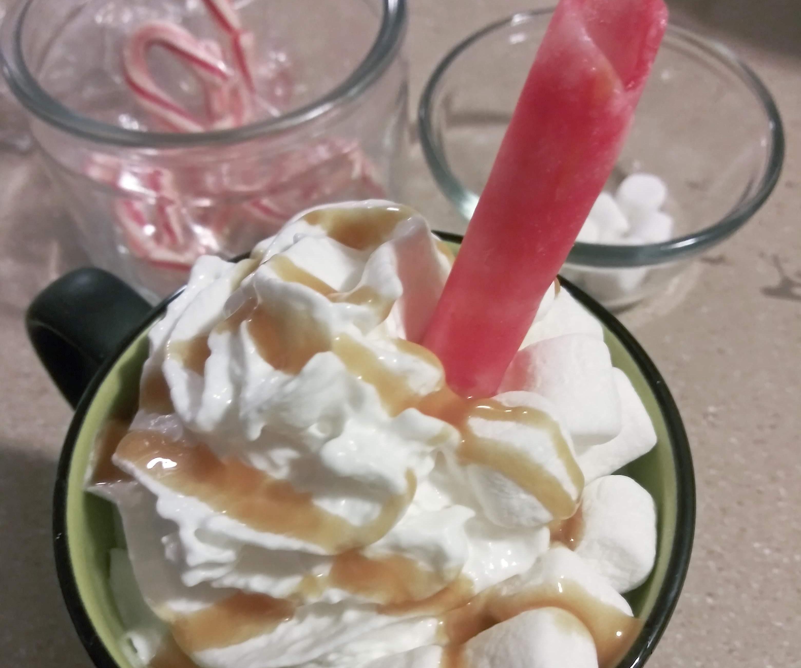 Candy Cane Holiday Straw