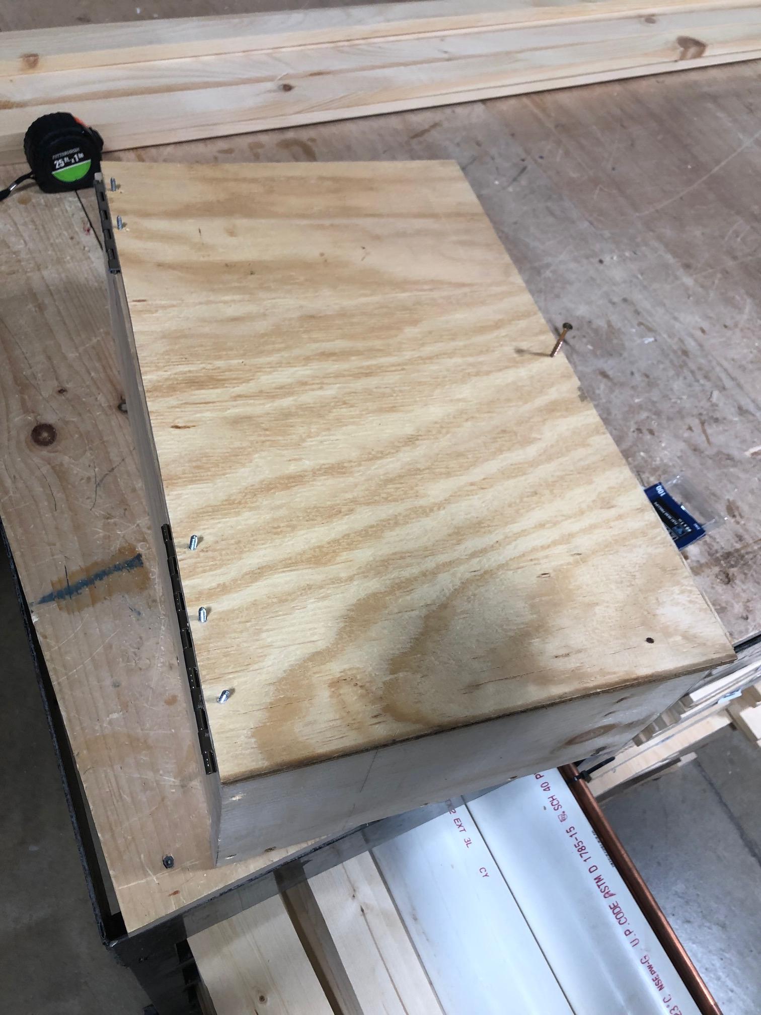 Square Wooden Box With Lid, One Board Contest