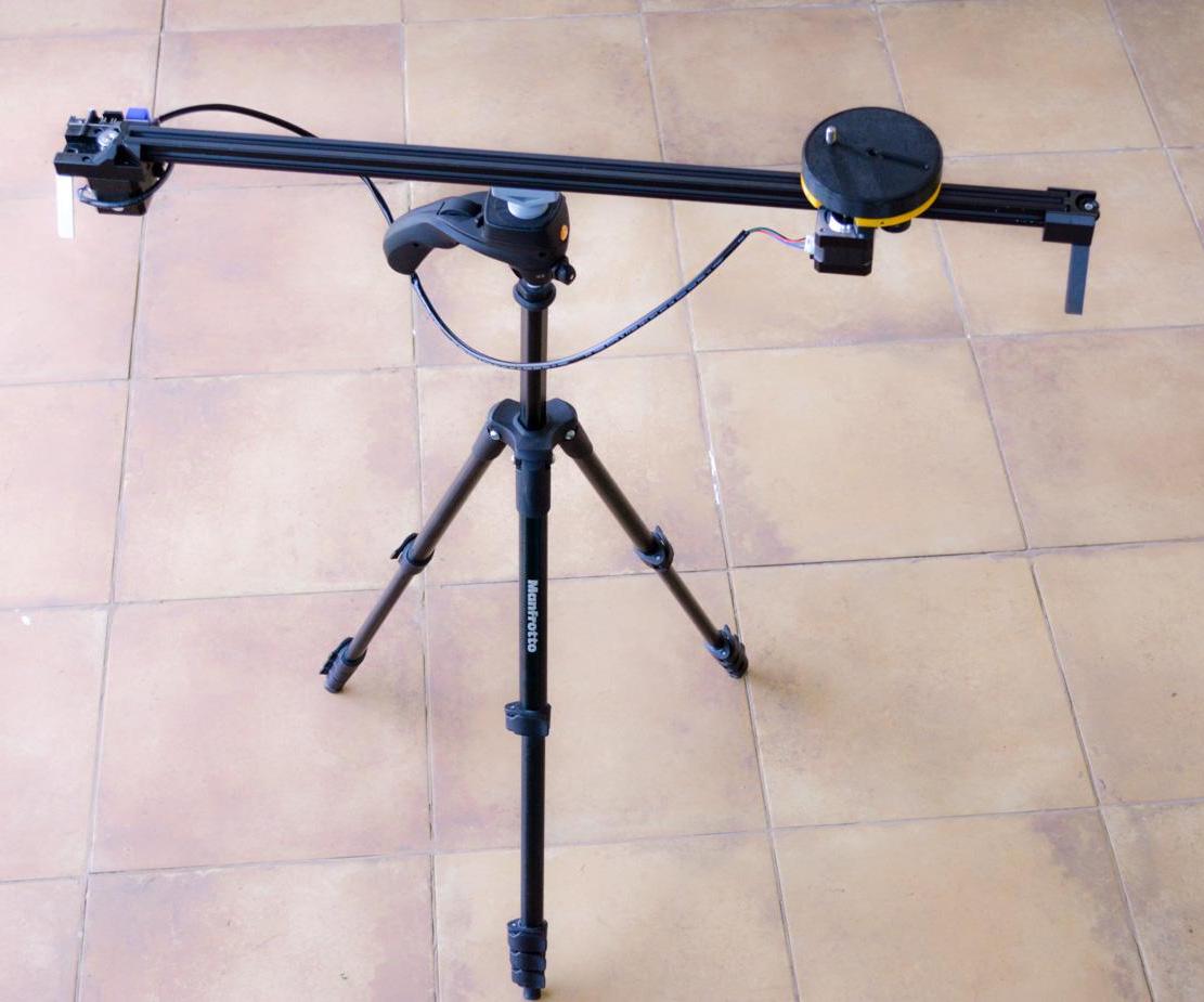 MOTORIZED CAMERA SLIDER With TRACKING SYSTEM (3D Printed)