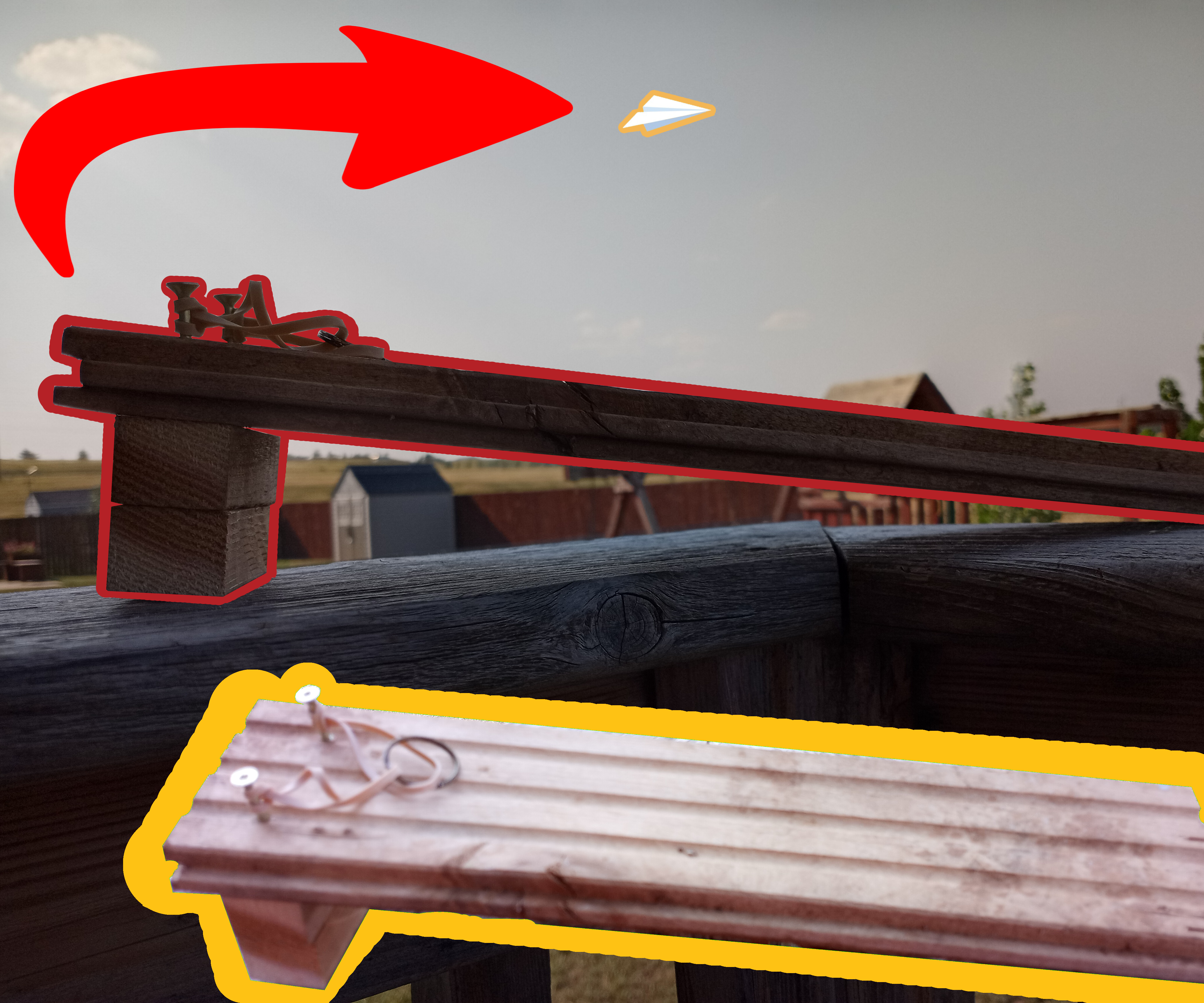 Simple Paper Airplane Launcher