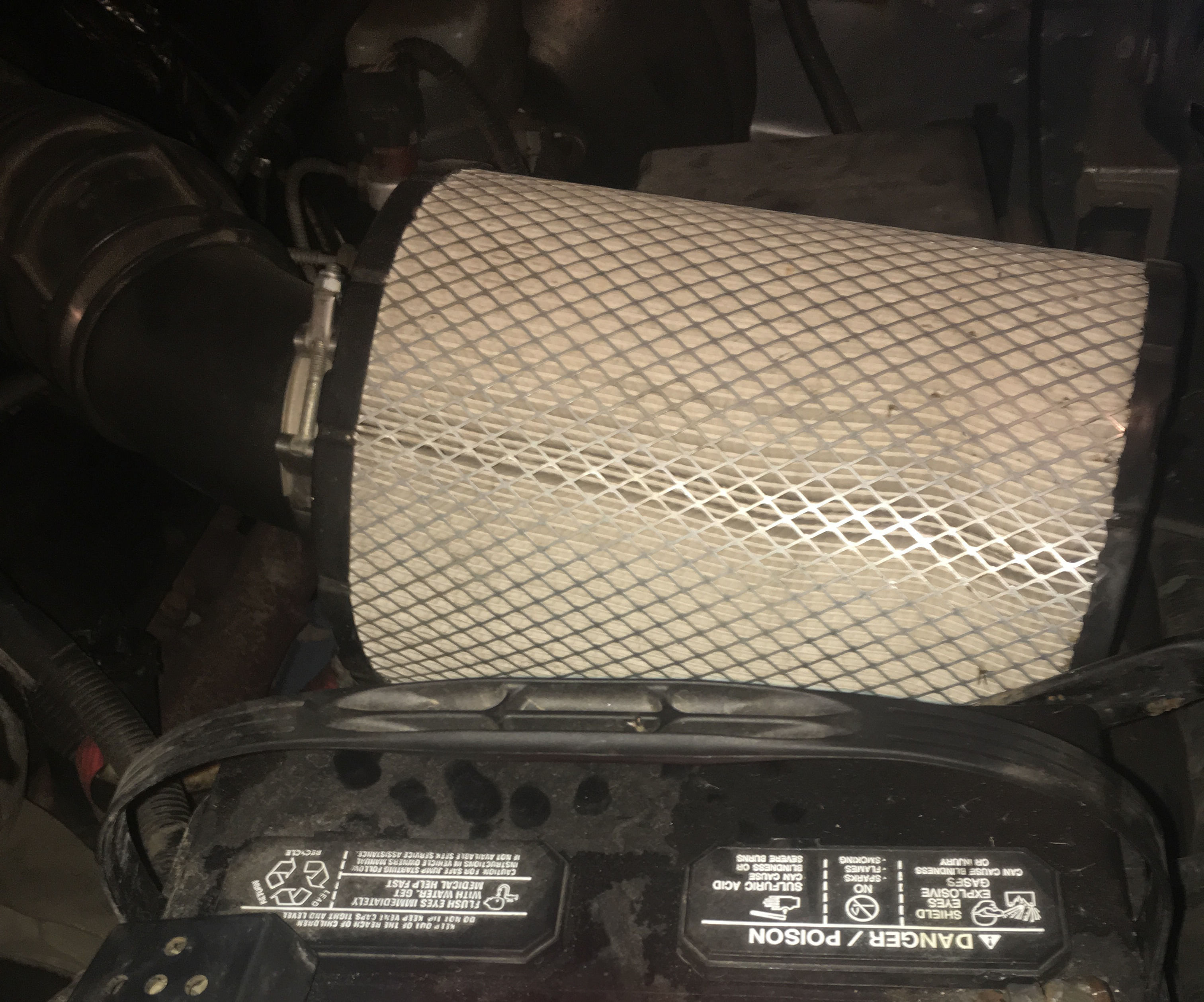 Replacing a Battery in a Diesel Pickup 