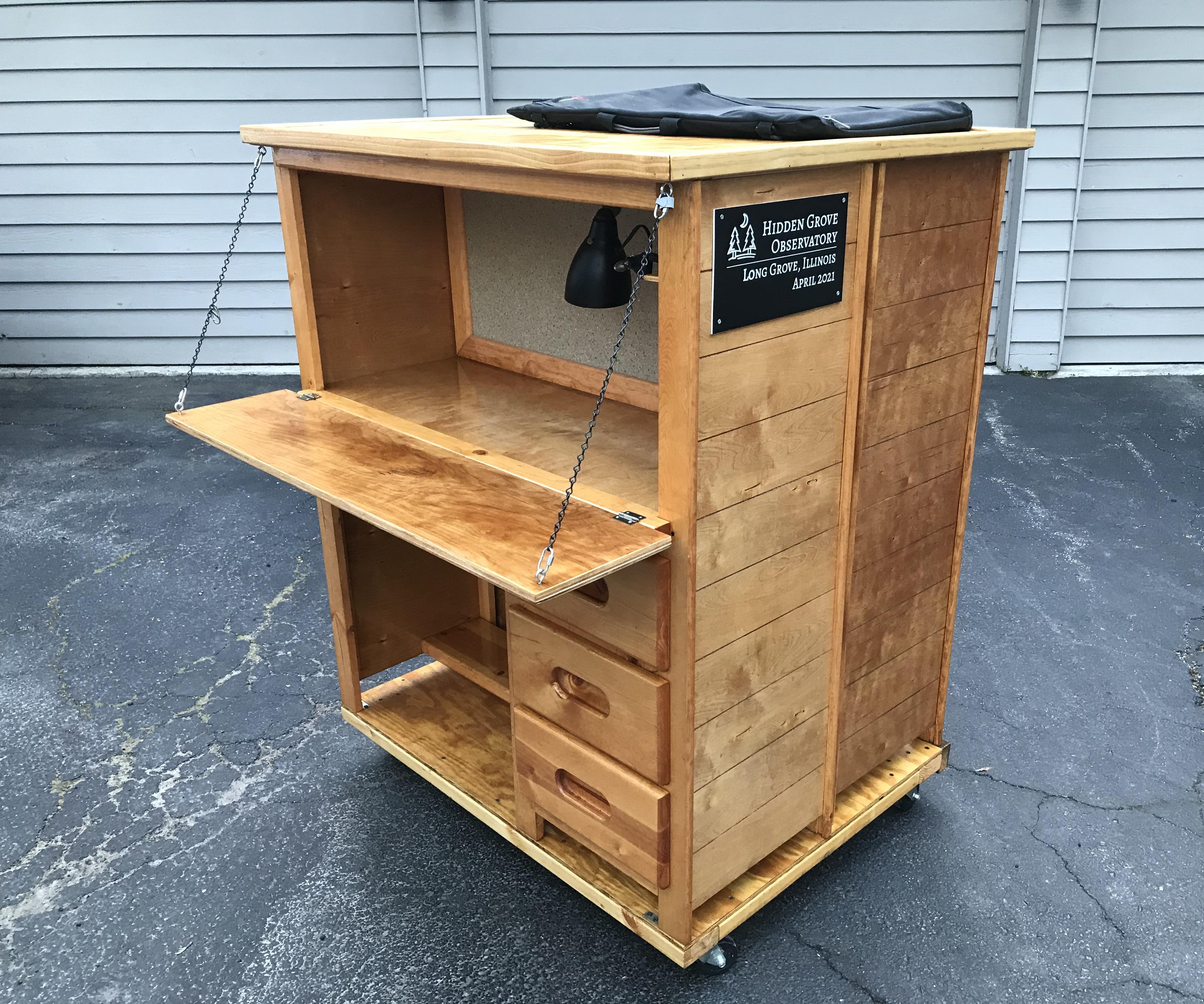 Mobile Observatory (upcycled Bunk Bed)