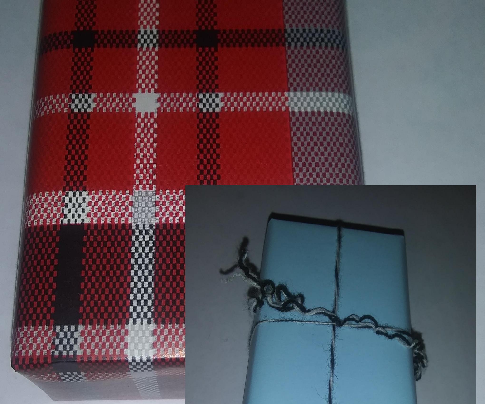 Paper Wrapped Gift No Tape