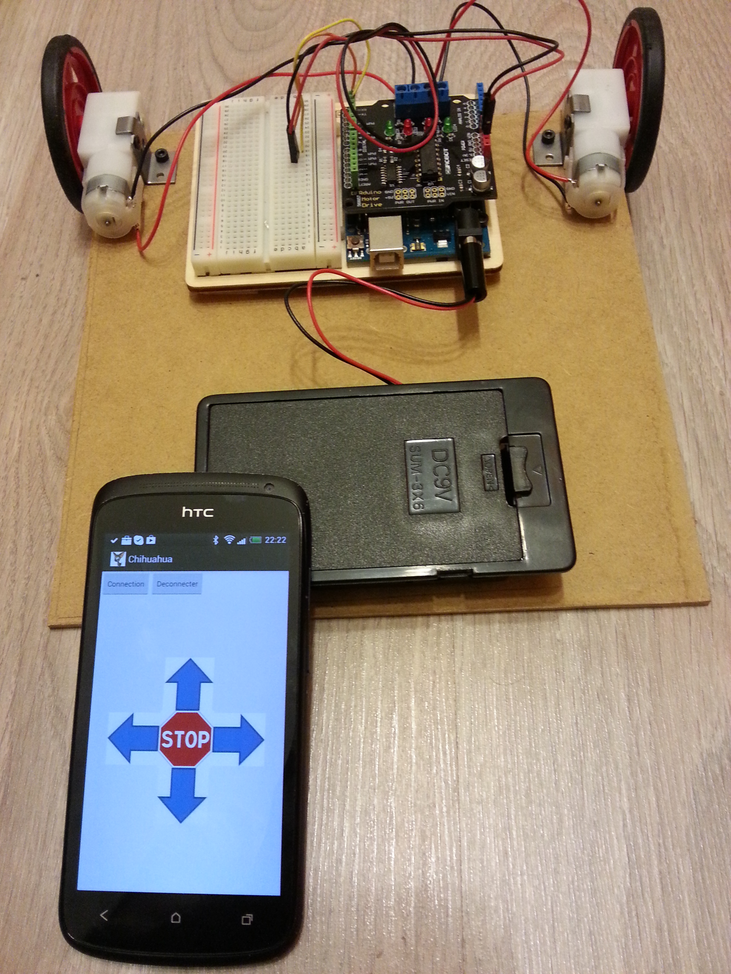 Arduino Bot Android Remote Control