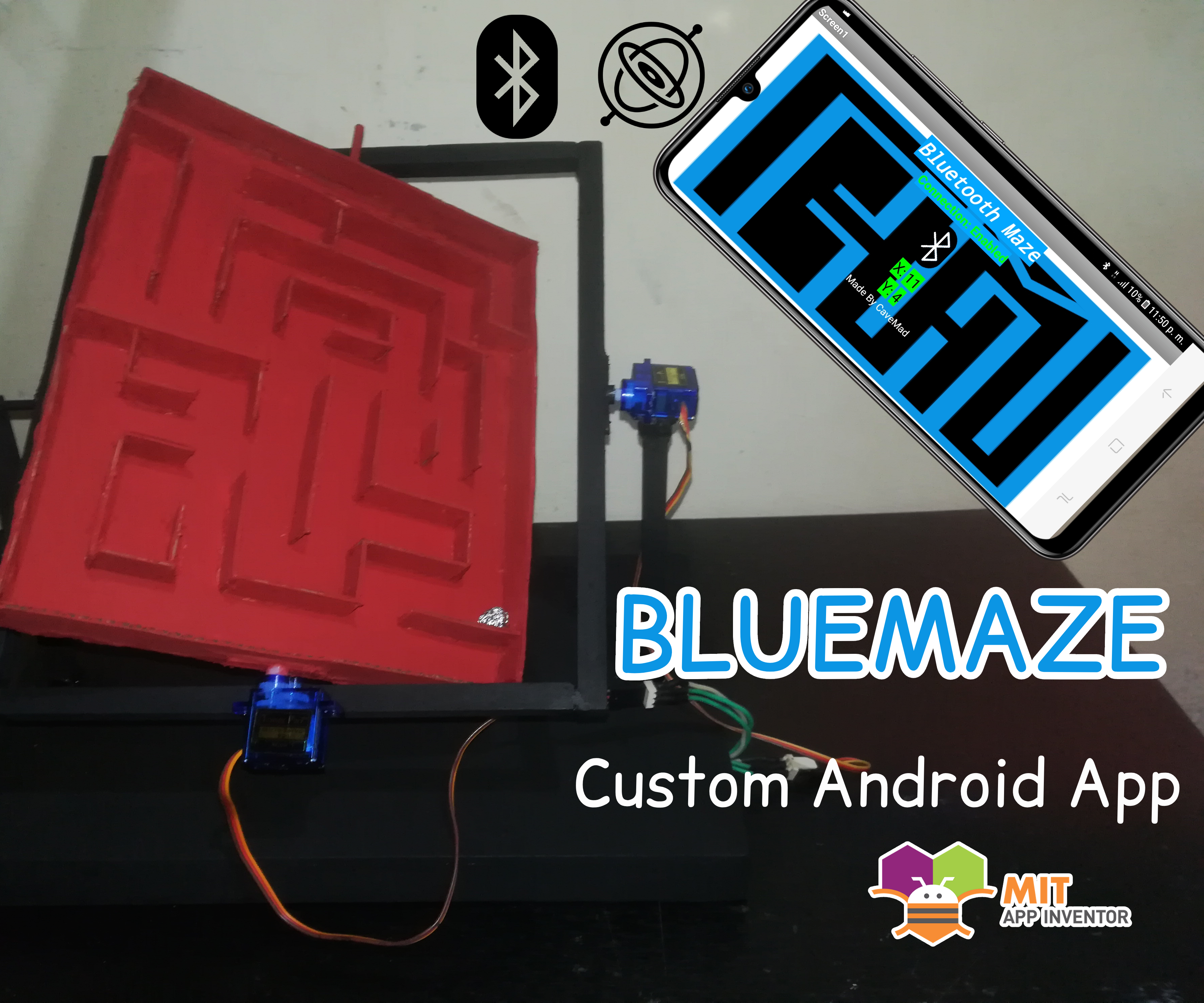 BlueMaze - Android Accelerometer Controlled Maze 