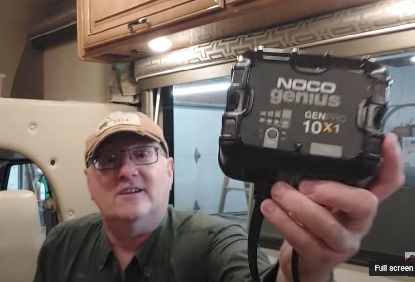 Adding a House Battery Charger to Your RV Motorhome Camper Boat Easy If You Watch This Save Money