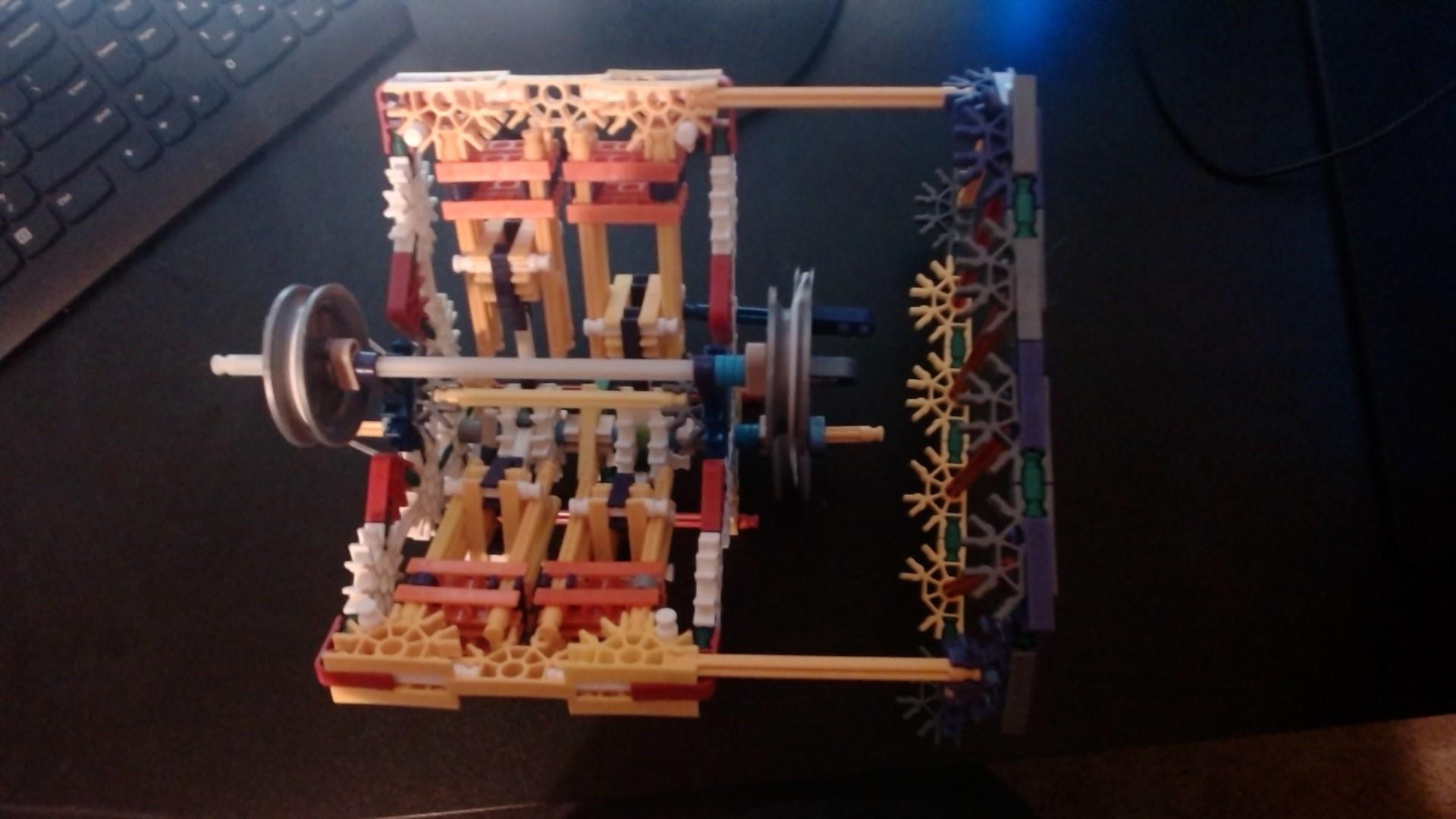 Knex V4 Engine Supercharged