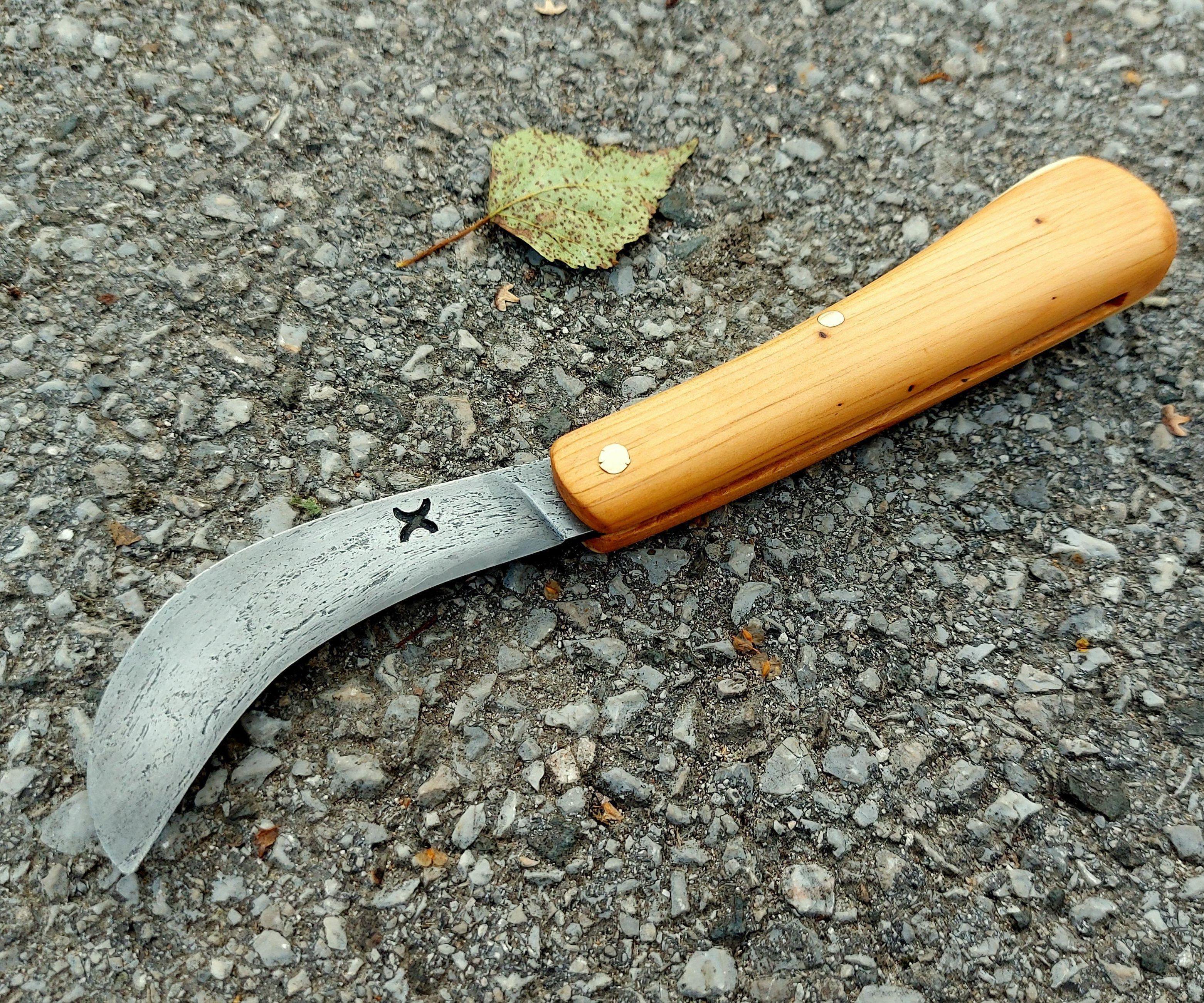 Making a Pattern Welded Pruning Knife