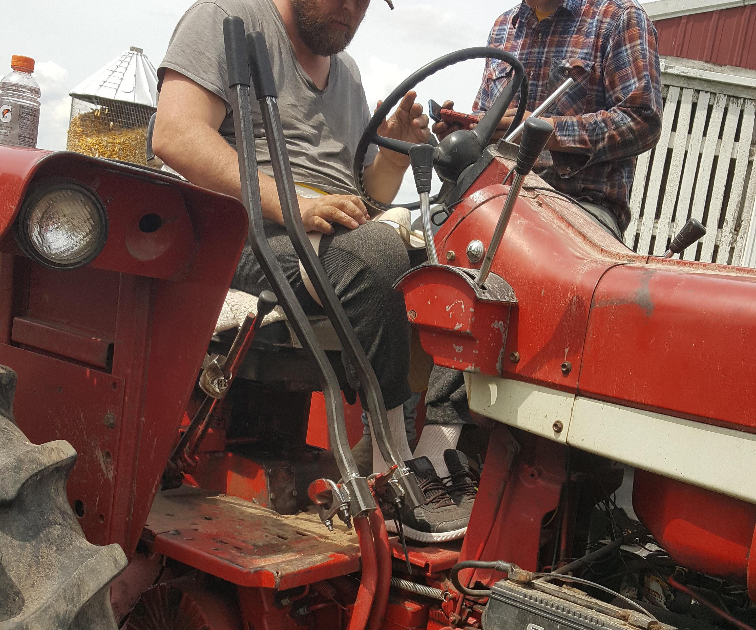 Tractor Hand Control Lever Assistive Technology