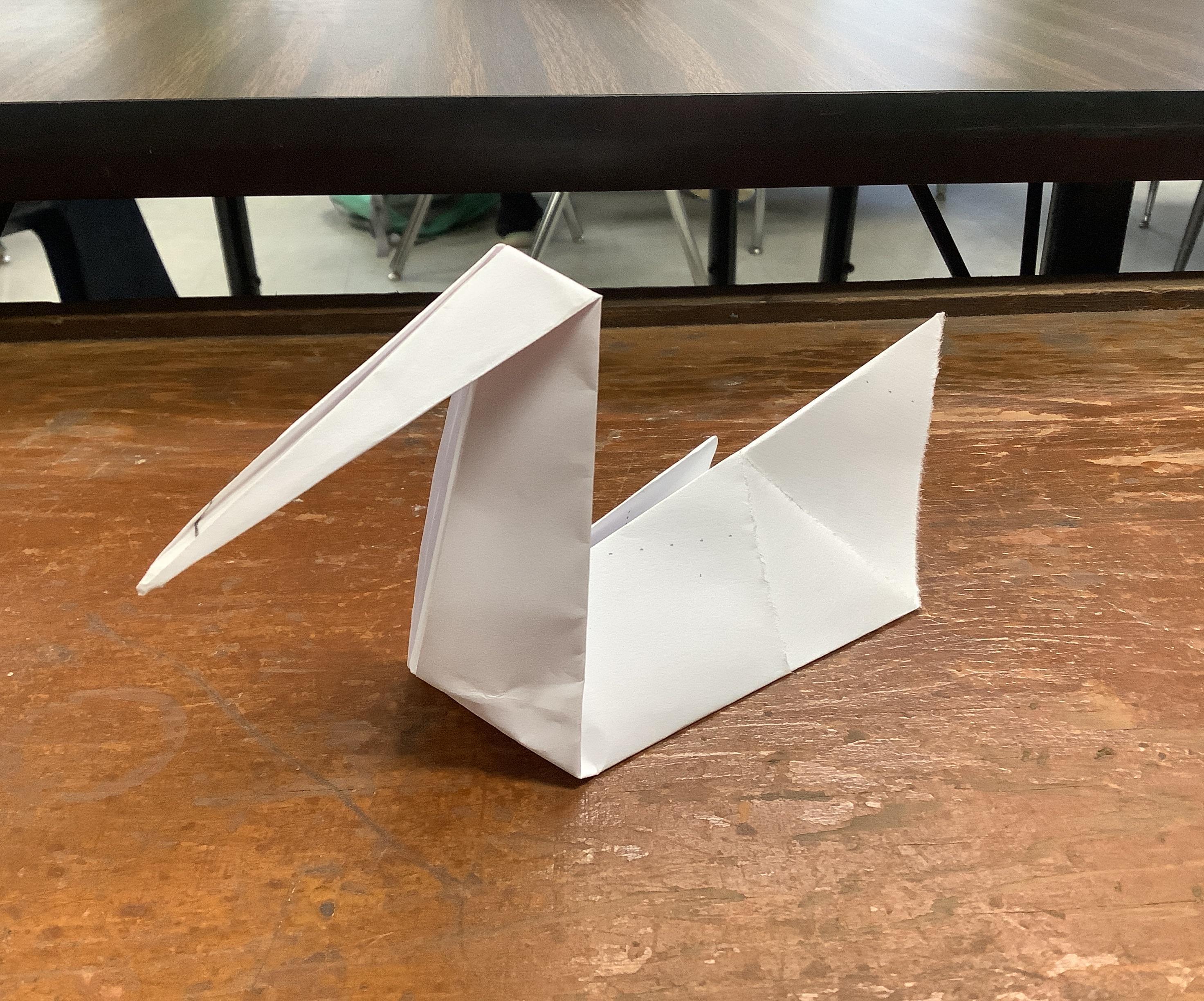 How to Make a Origami Swimming Swan