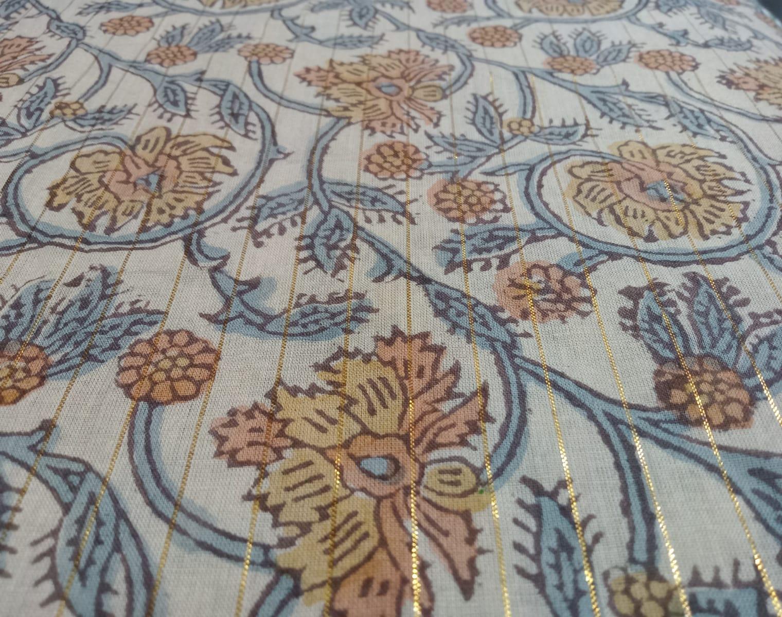 Hand Block Print Is the Most Liked Print in India and Abroad Which Is Done in a Natural Way It Is Completely Done by Hand This Print Was Expensive