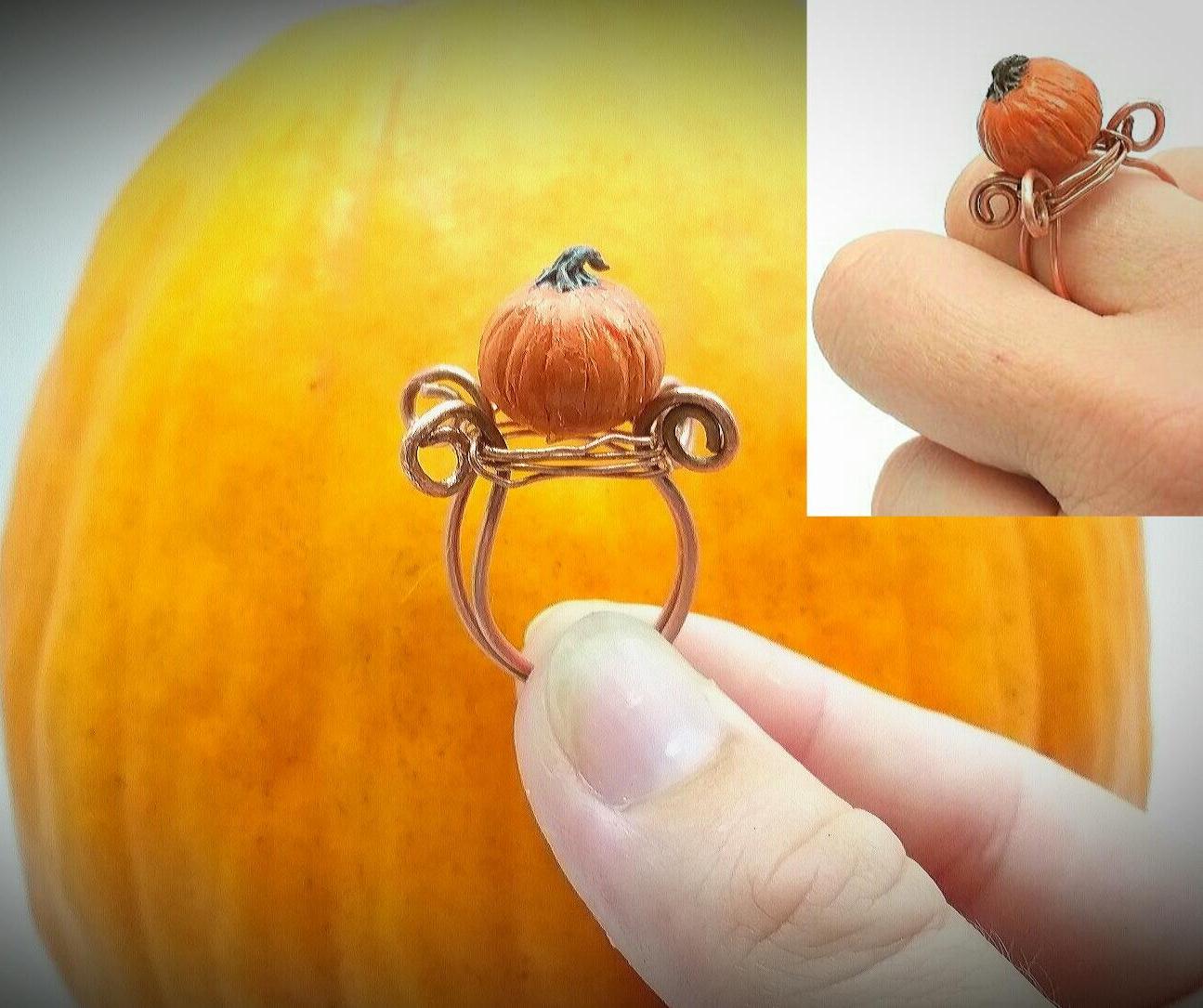 Pumpkin Ring : Fall Jewelry