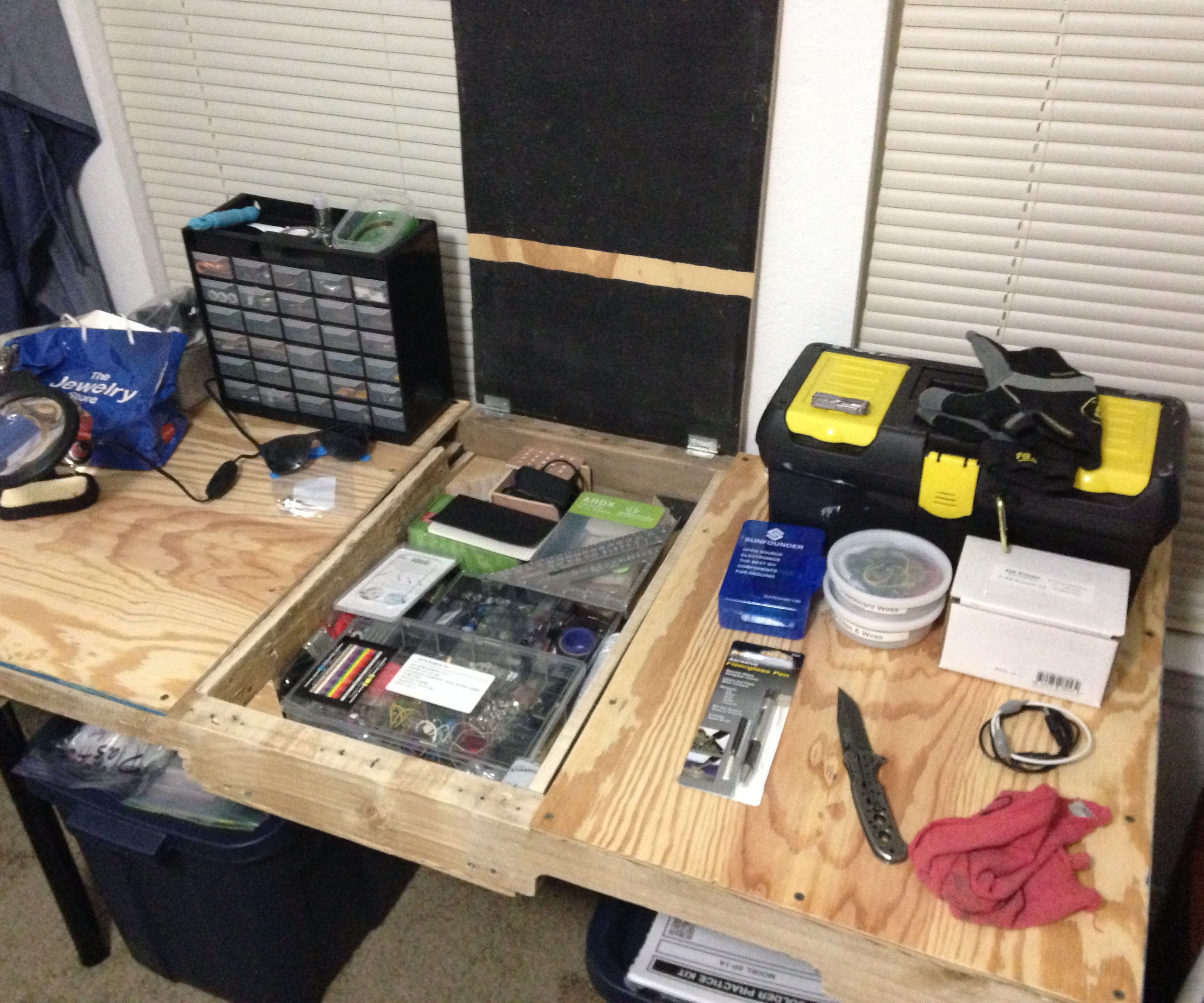 Workbench With Storage
